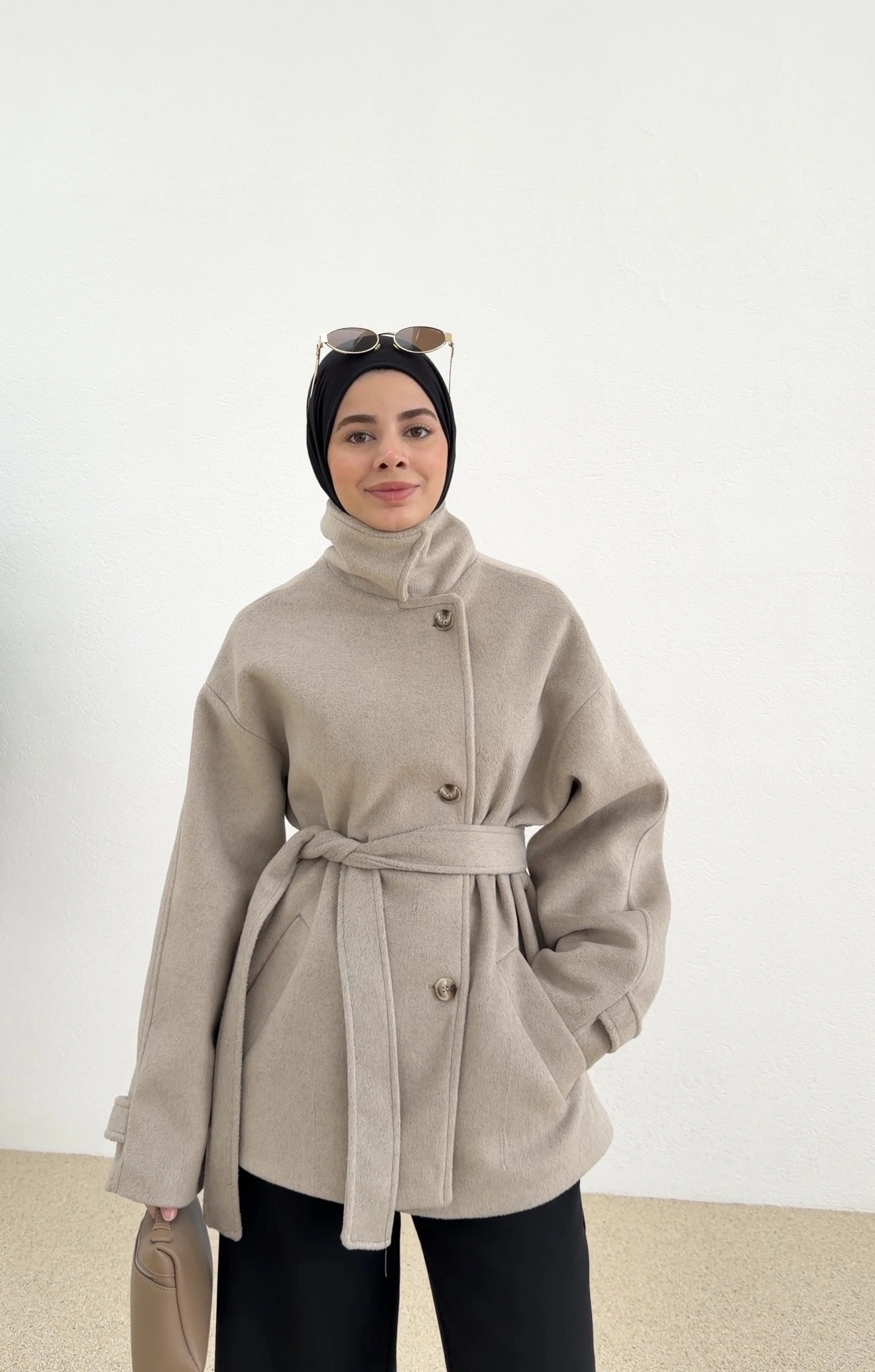 3 DÜĞME PREMİUM İTHAL KABAN natur vizon