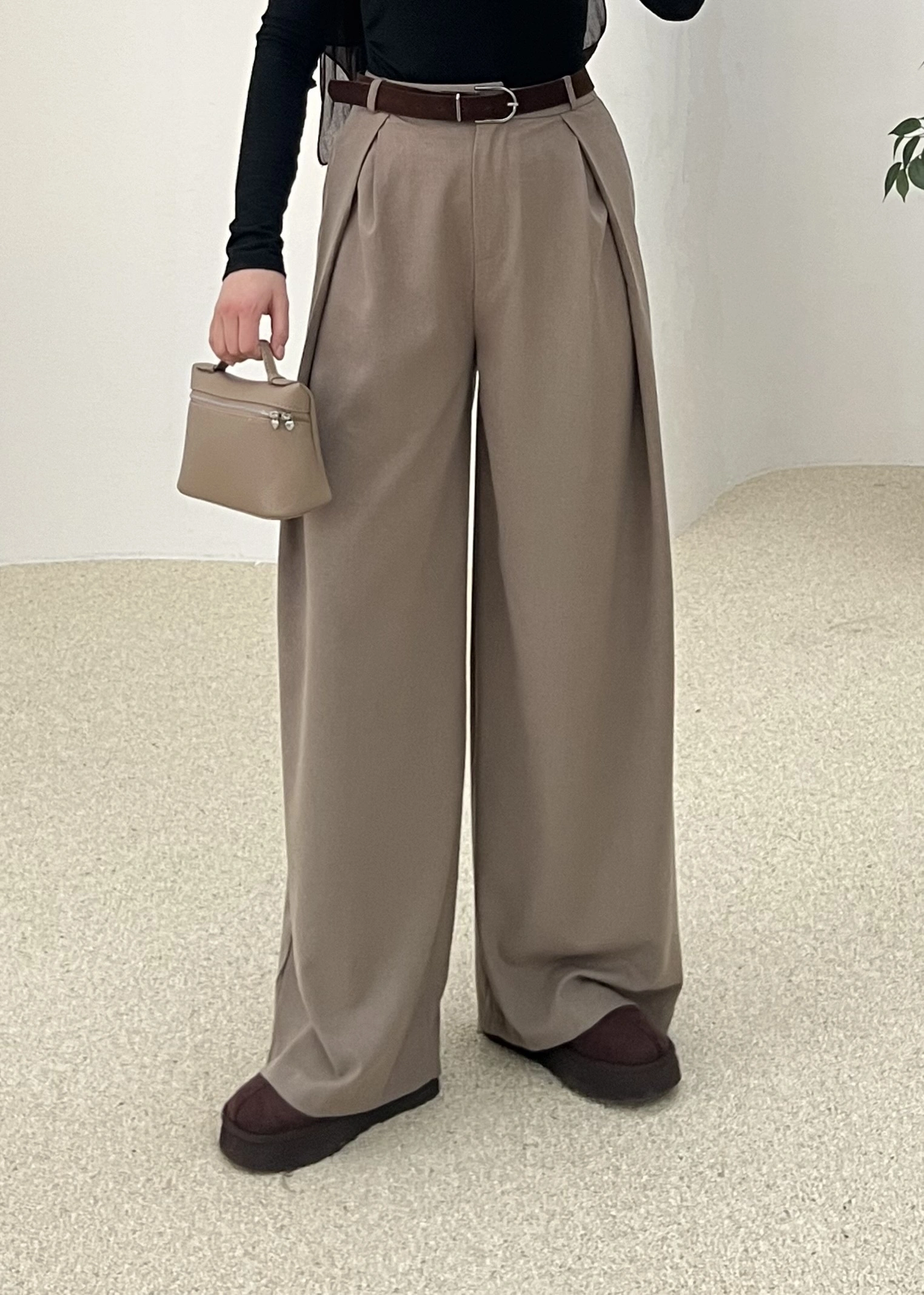 3851 KRUVAZE PANTOLON bej