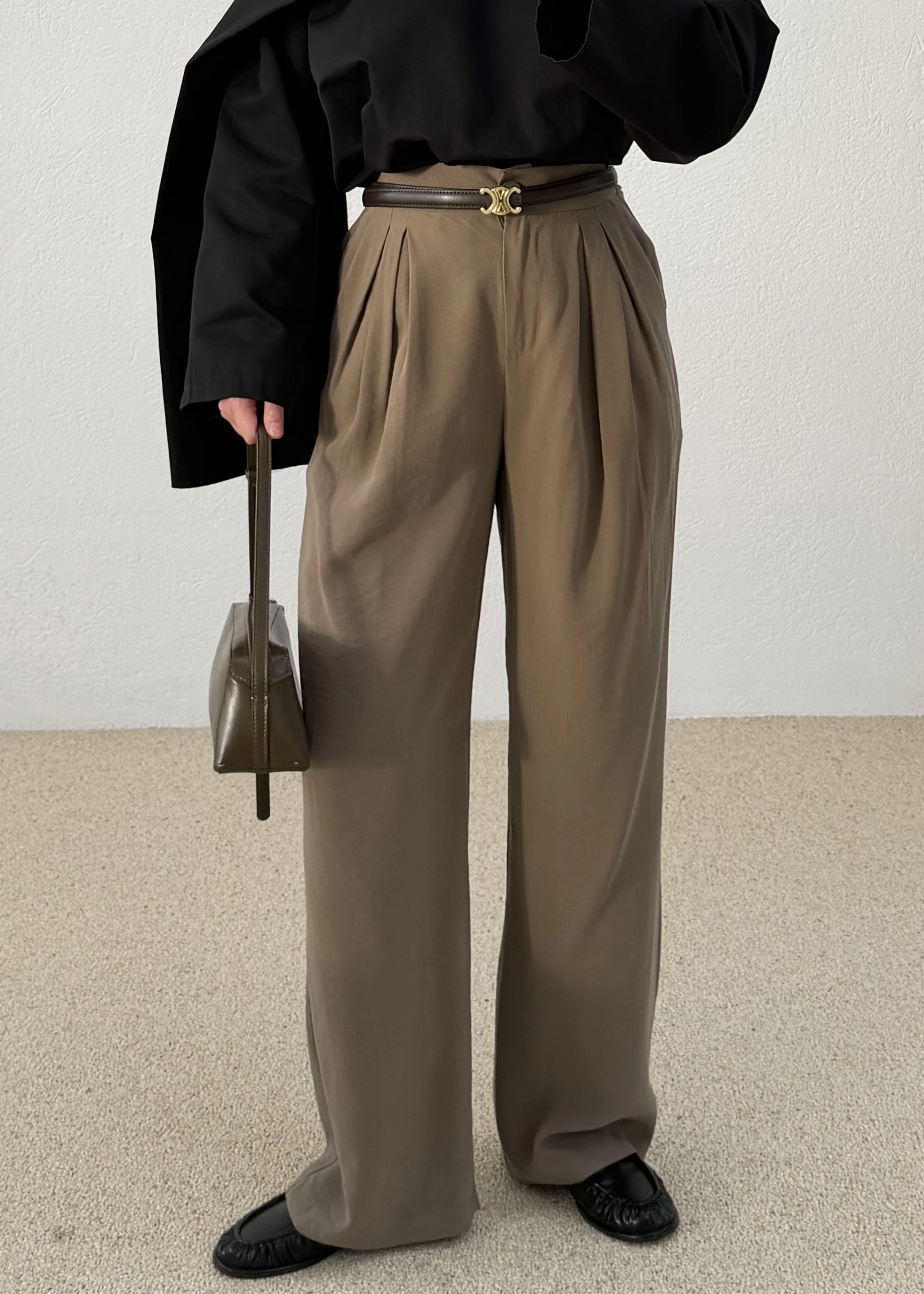 3853 PİLELİ DTY PANT HAKİ