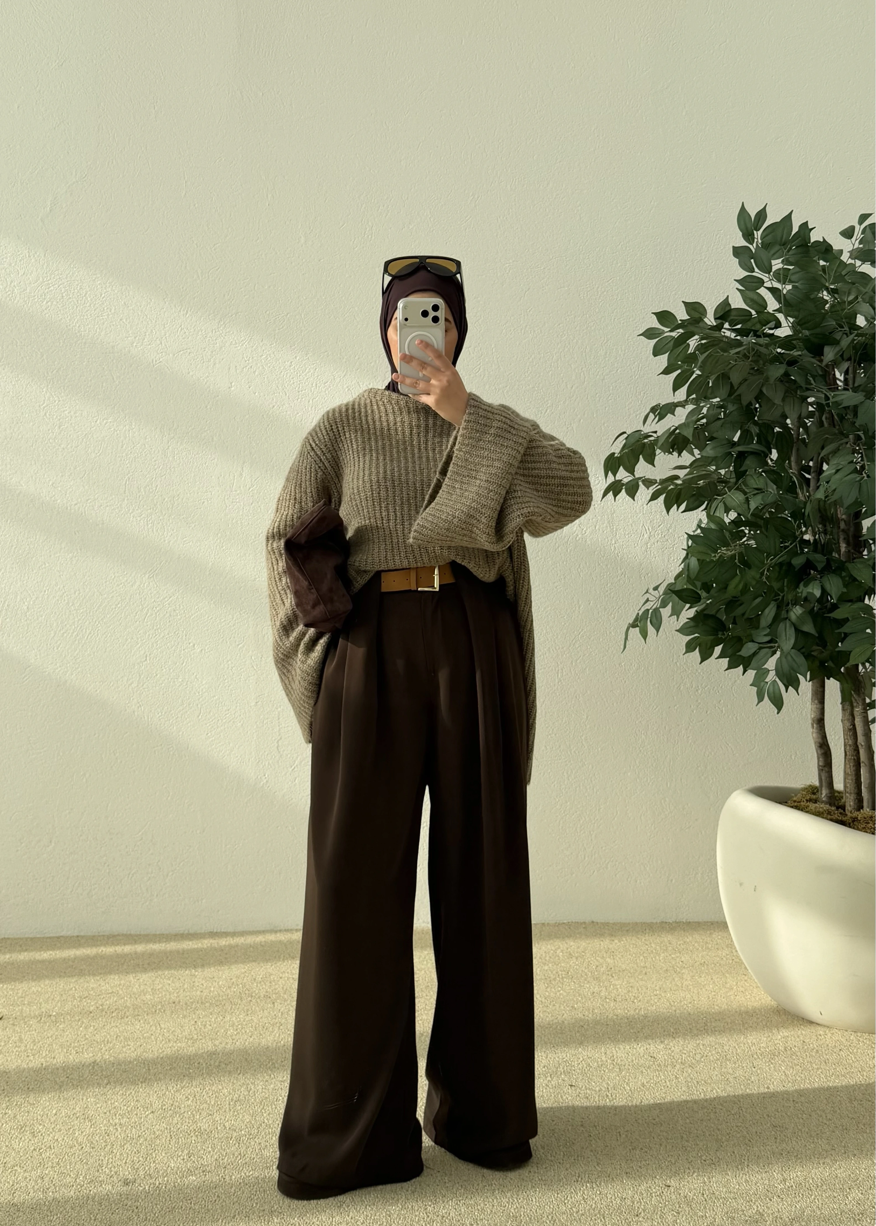 3855 KÖPRÜ DTY KEMER PANTOLON KAHVE