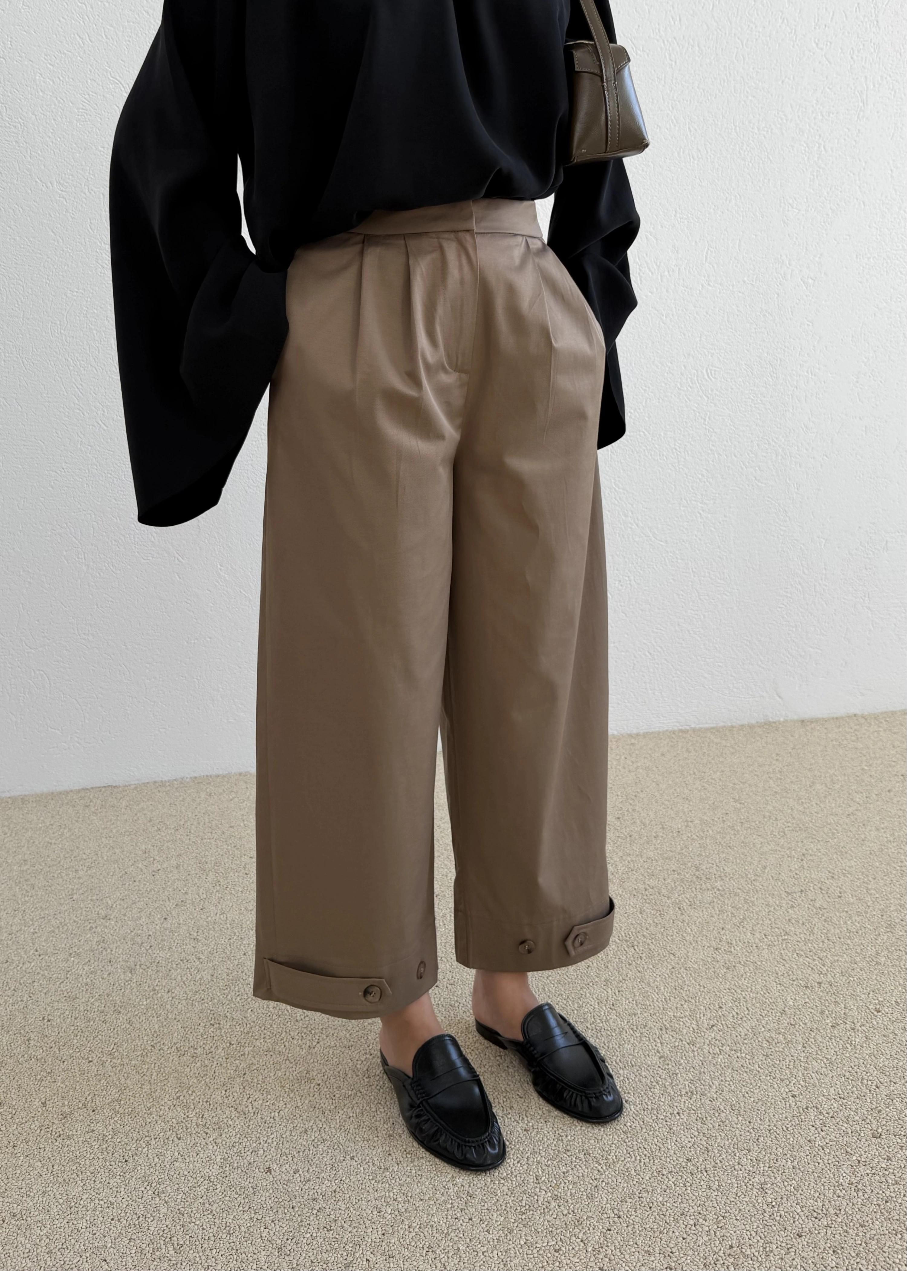 3936 BLK BORU PÇ PANTALON VİZON