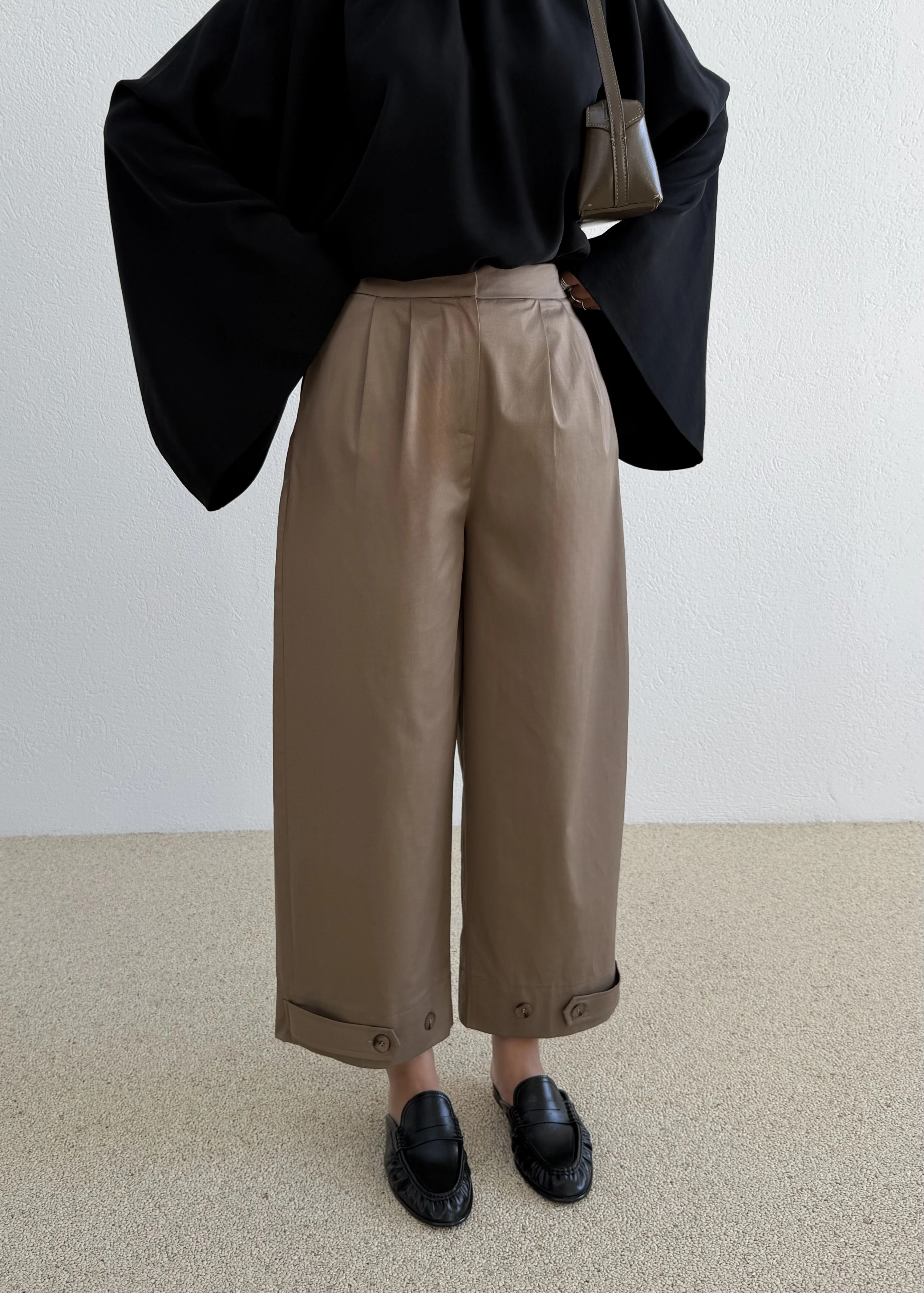 3936 BLK BORU PÇ PANTALON VİZON