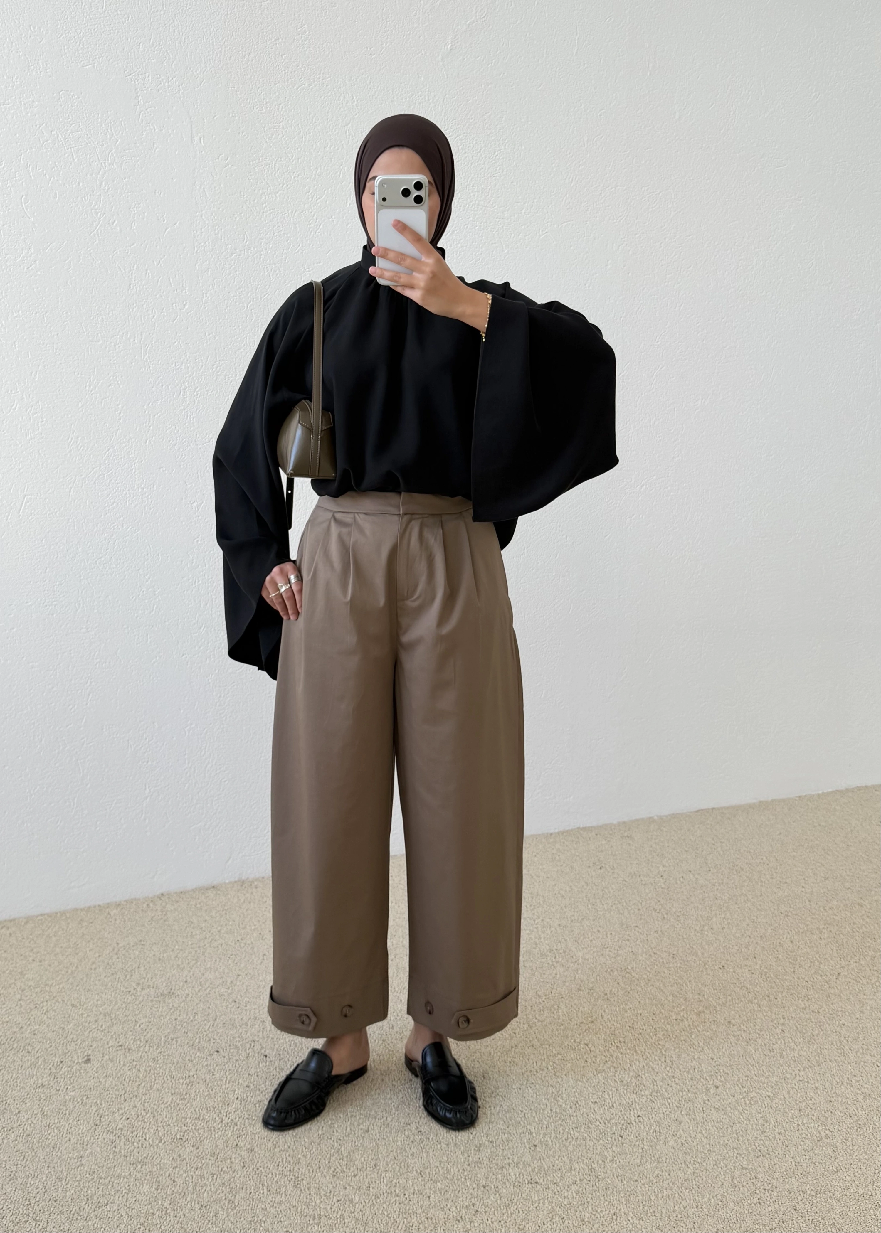 3936 BLK BORU PÇ PANTALON VİZON
