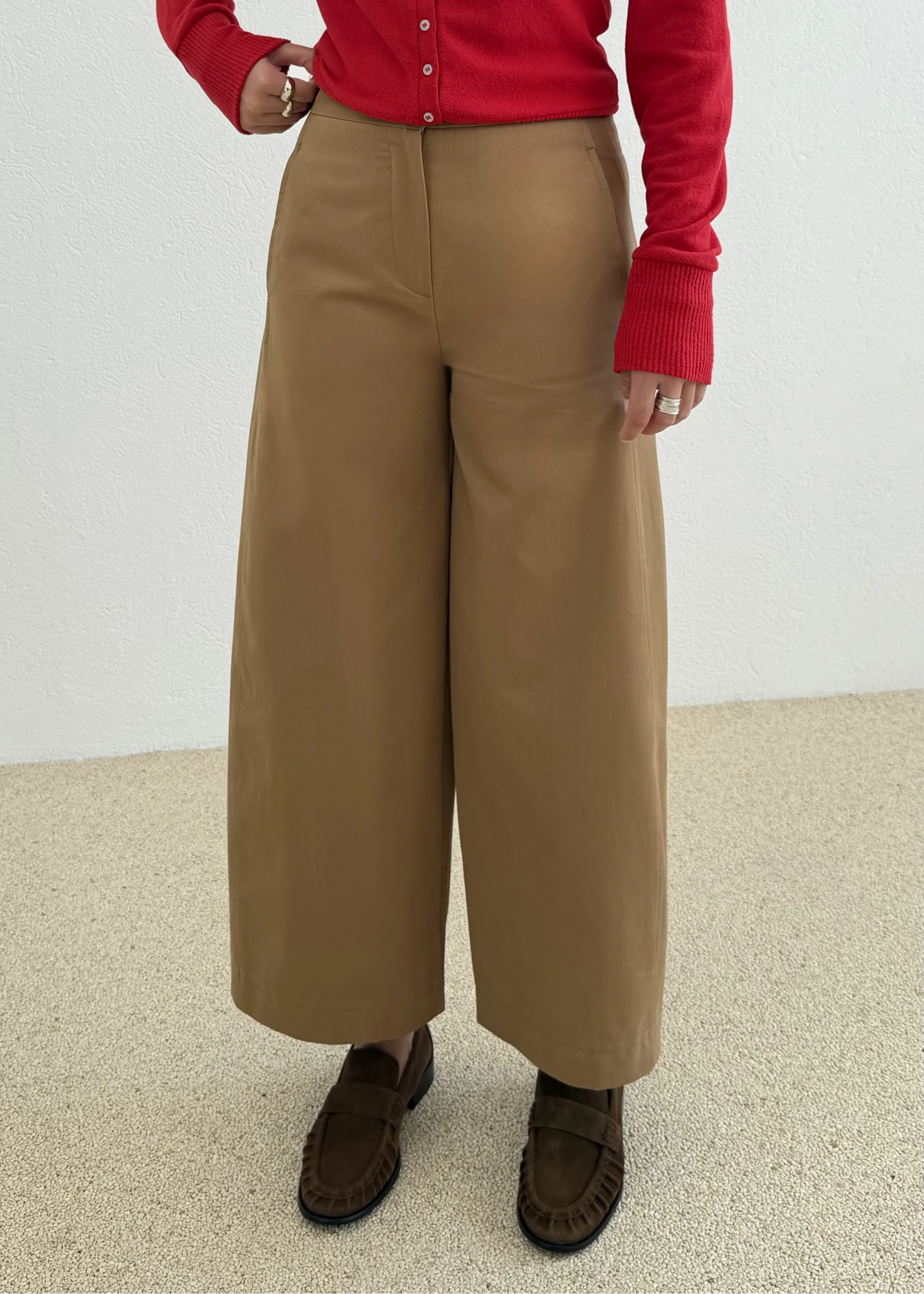 3981 HACİMLİ PANTOLON CAMEL