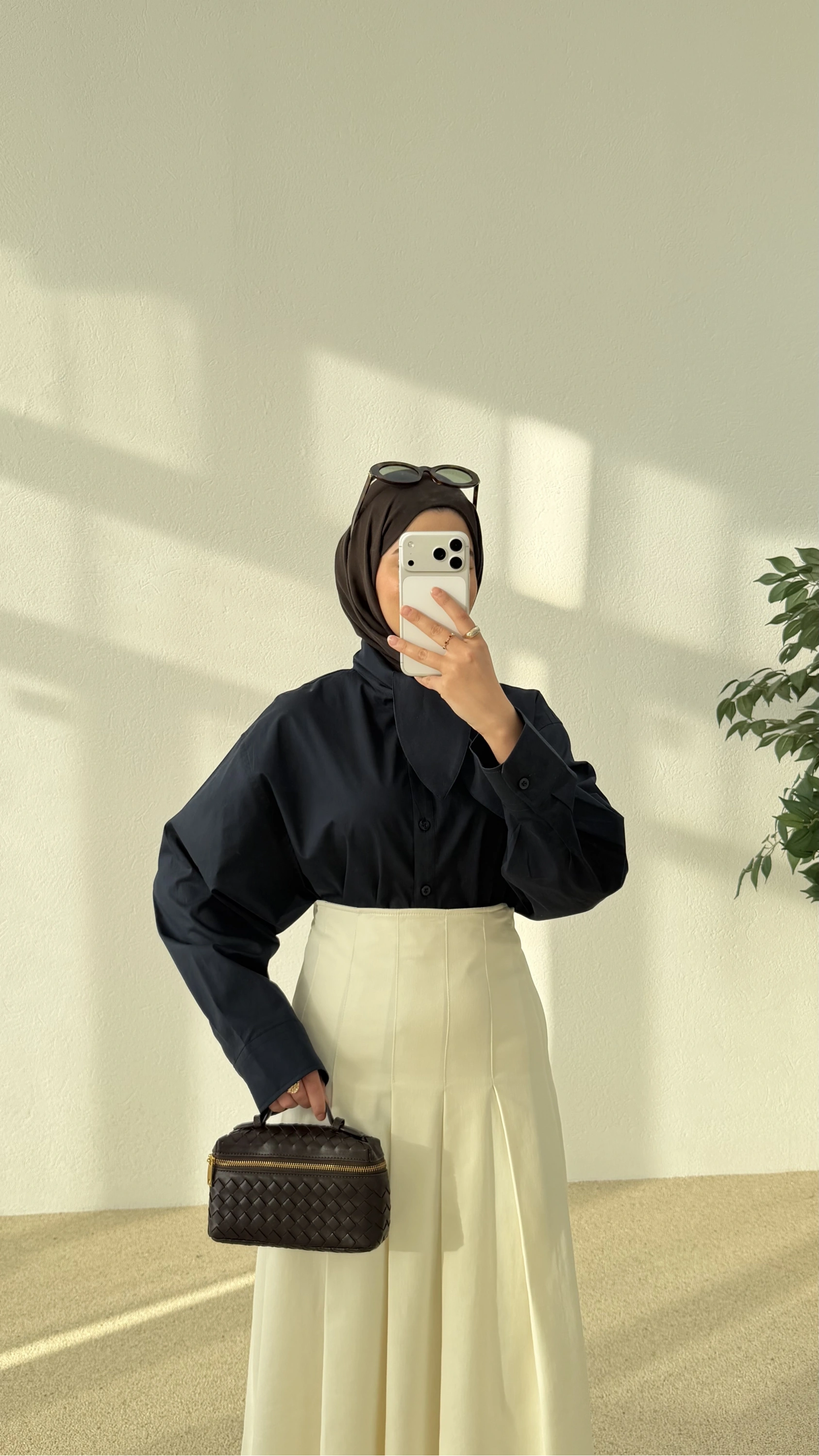 5407 FULAR YAKALI GÖMLEK LACİVERT