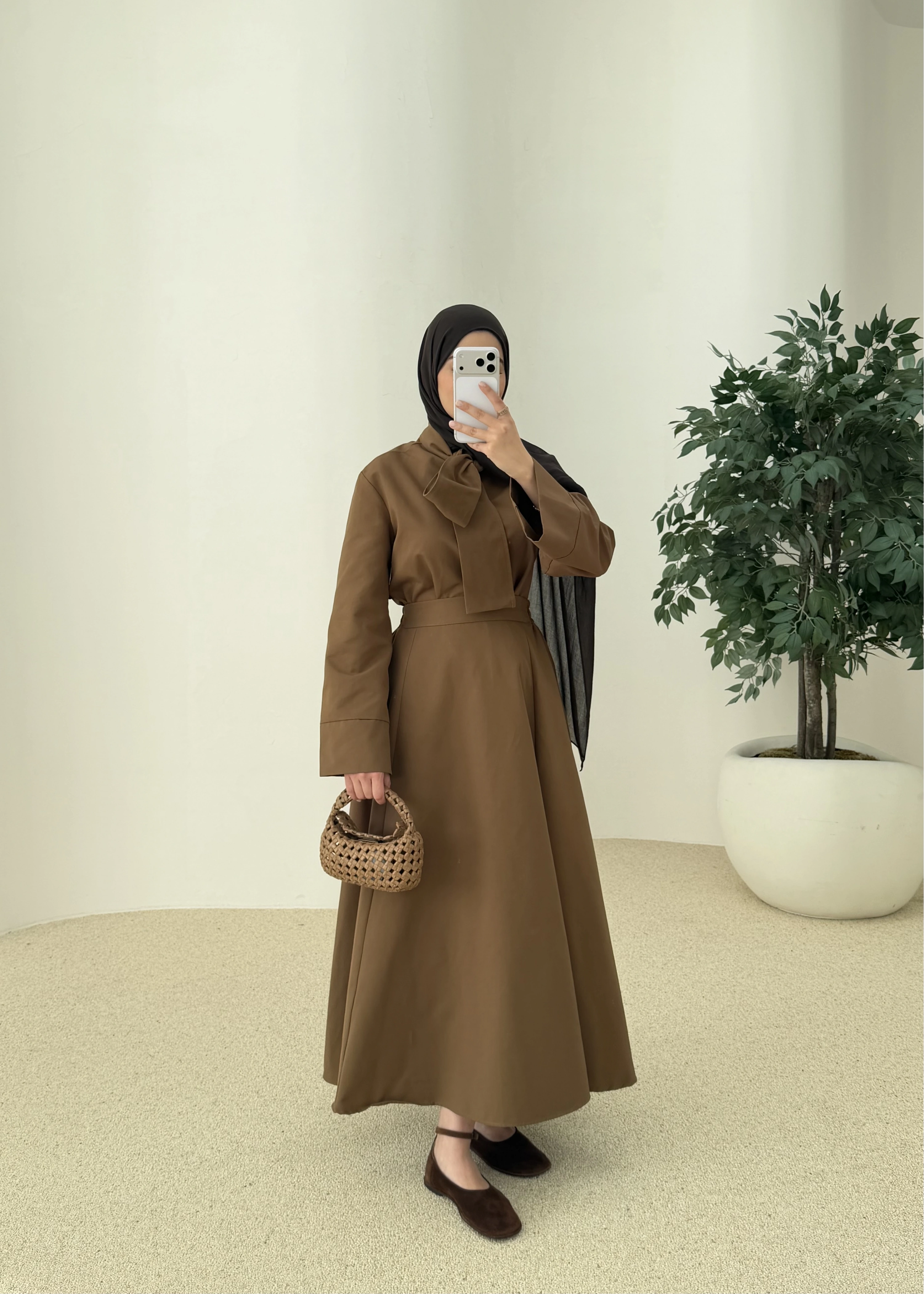 6005 Bel fiyonk etekli takım yağ yeşil