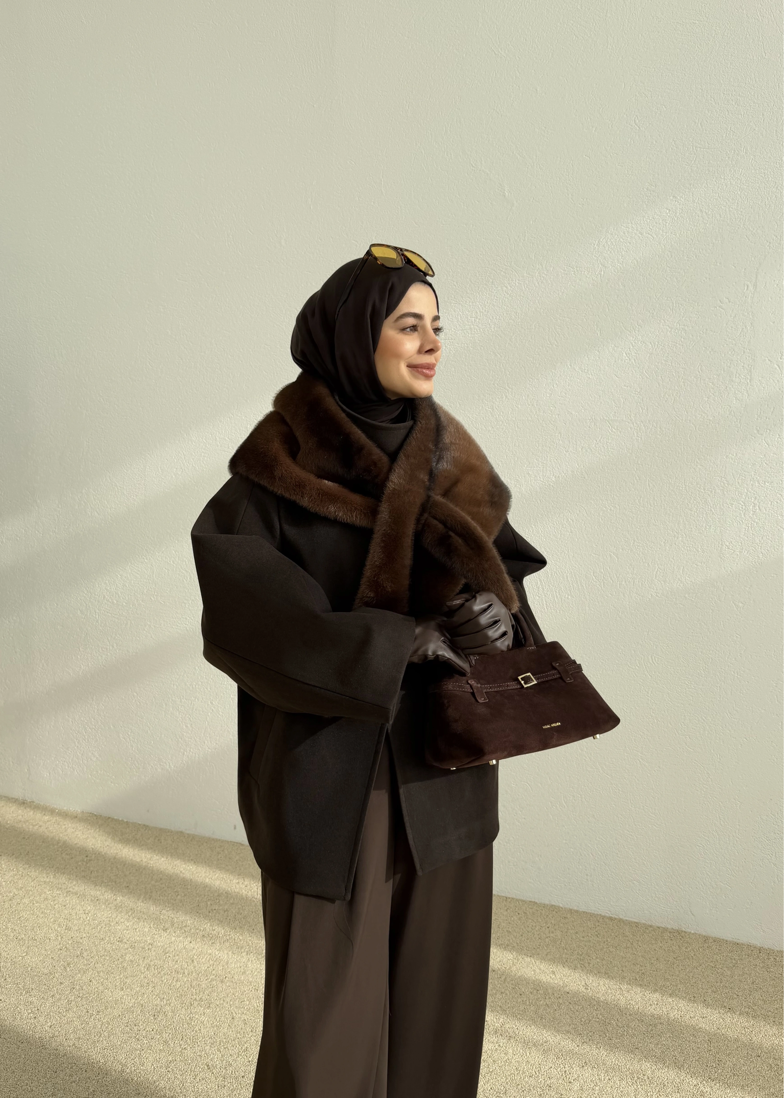 ..DİK YAKA ZR KABAN KOYUKAHVE