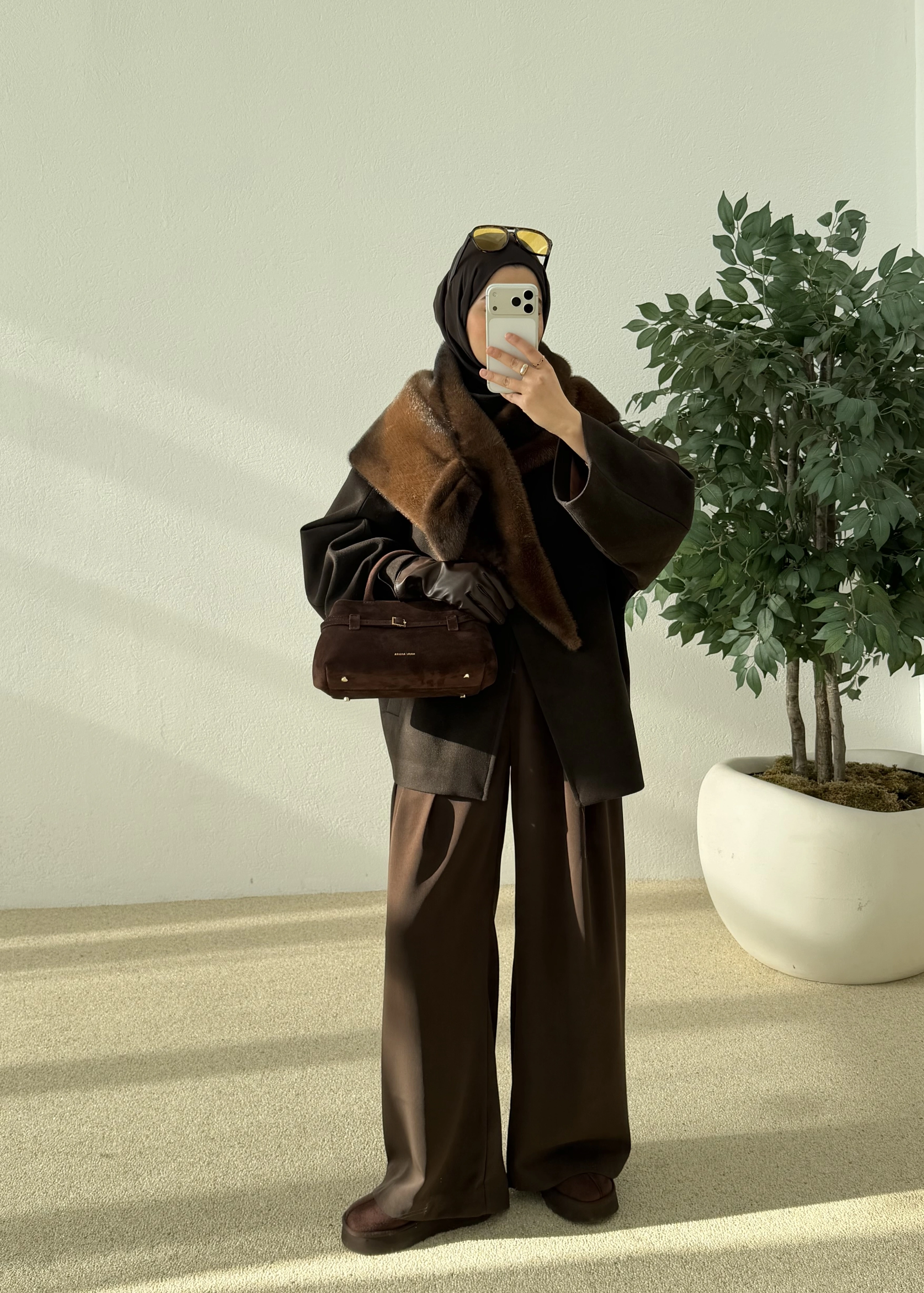 ..DİK YAKA ZR KABAN KOYUKAHVE