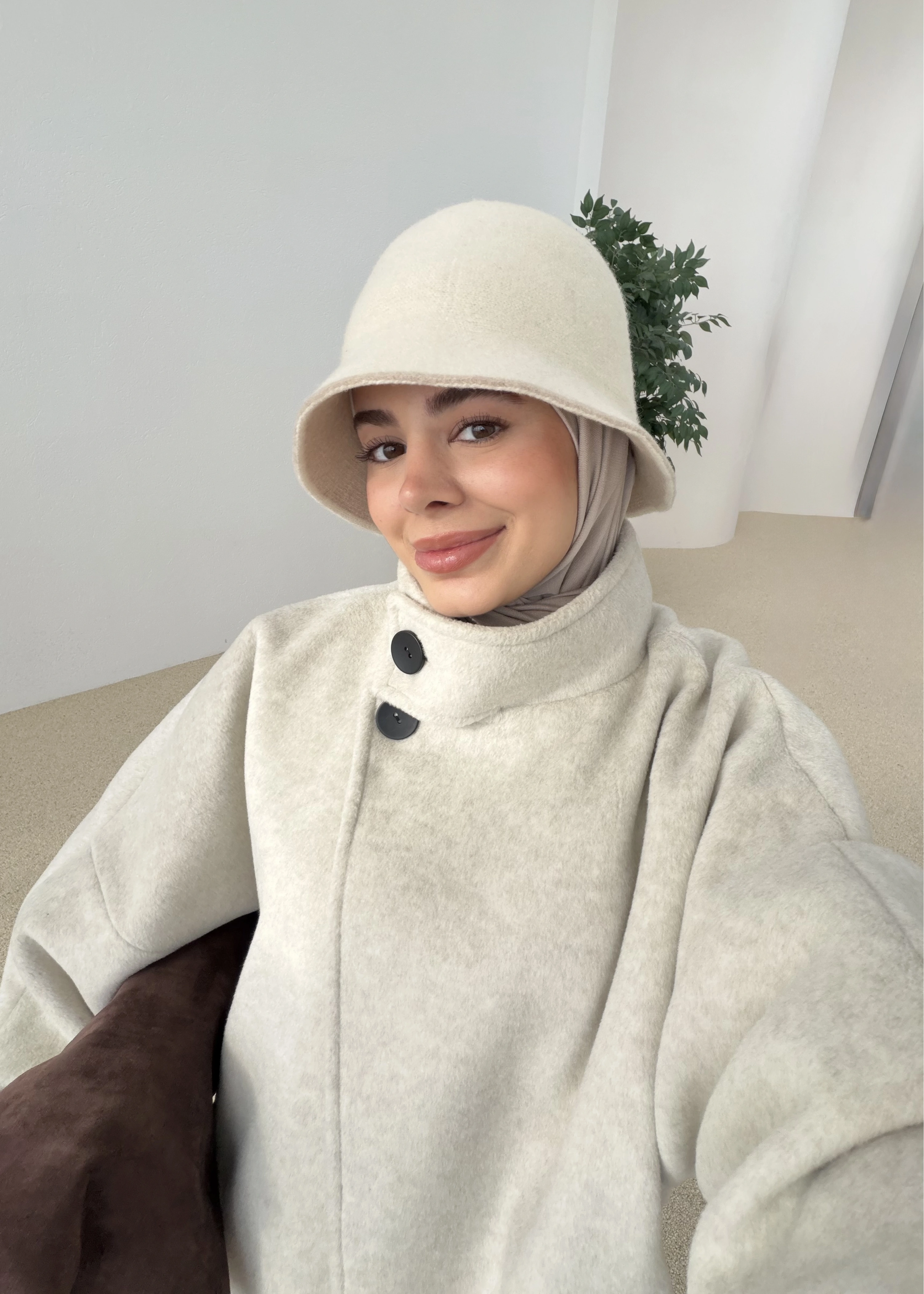 ..DİK YAKA ZR KABAN BEJ