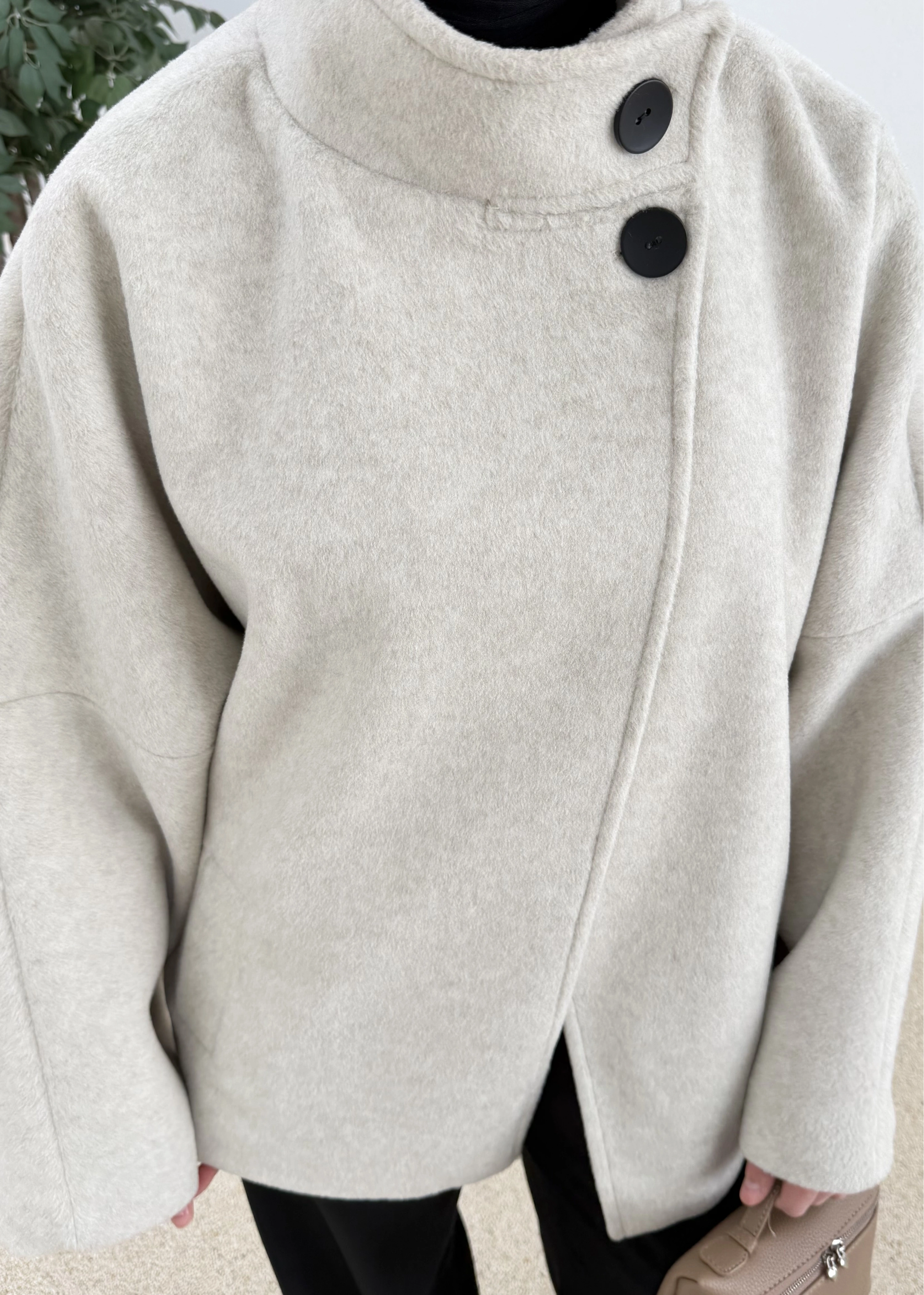 ..DİK YAKA ZR KABAN BEJ