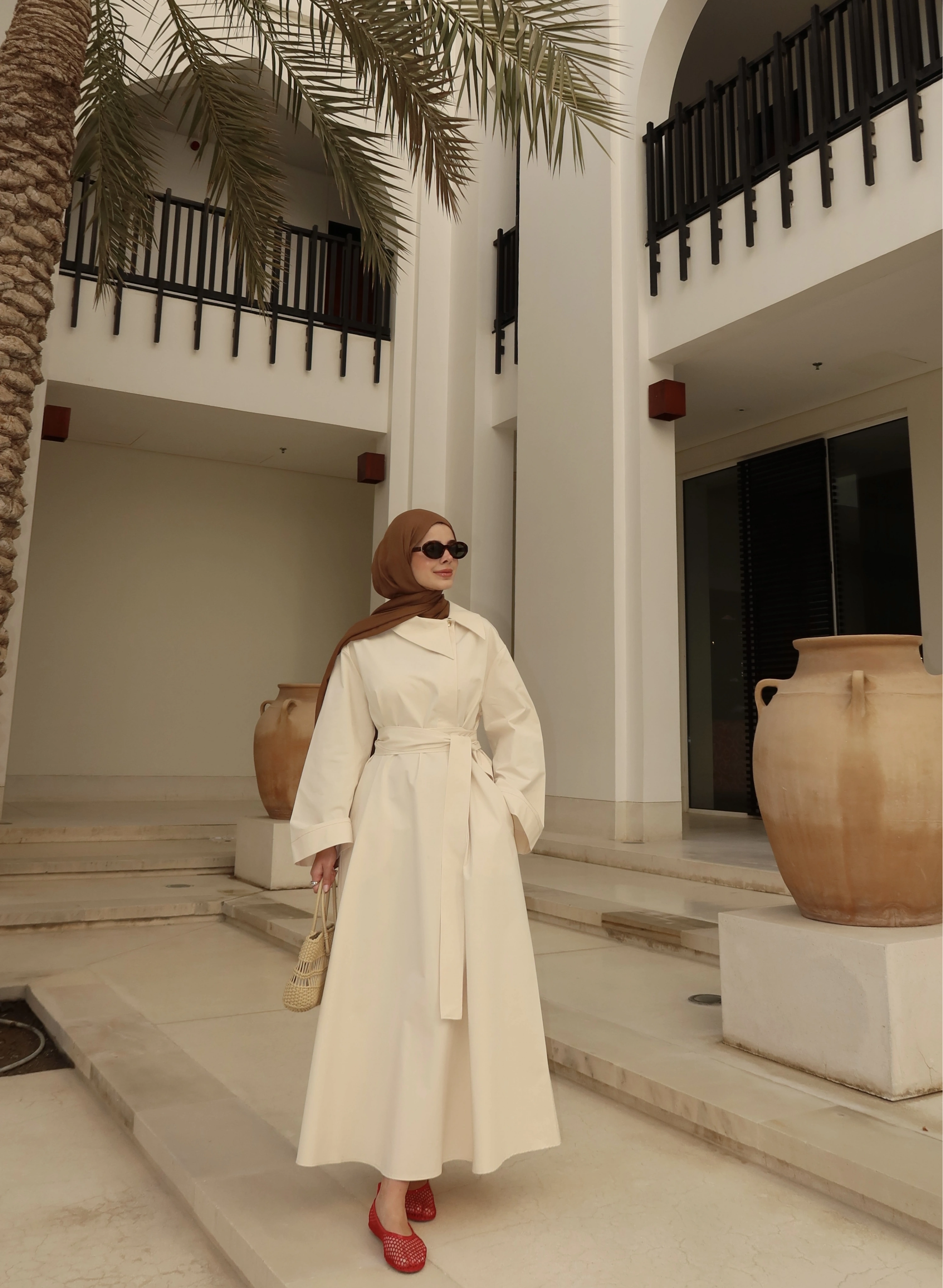 9001 YAKA MODEL ELBİSE VANİLYA