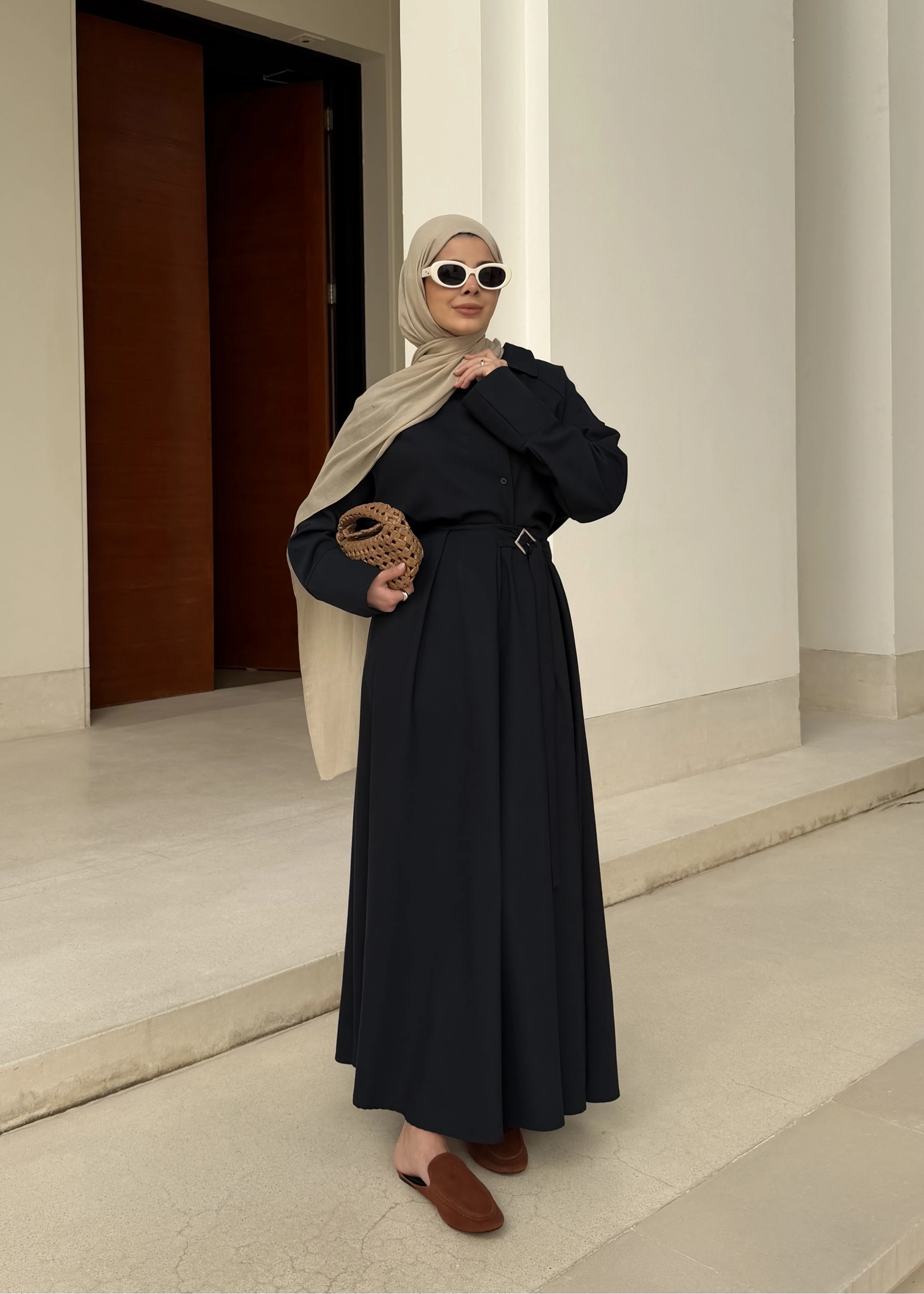 1285 KEMER DETAY ETEKLİ TAKIM LACİVERT