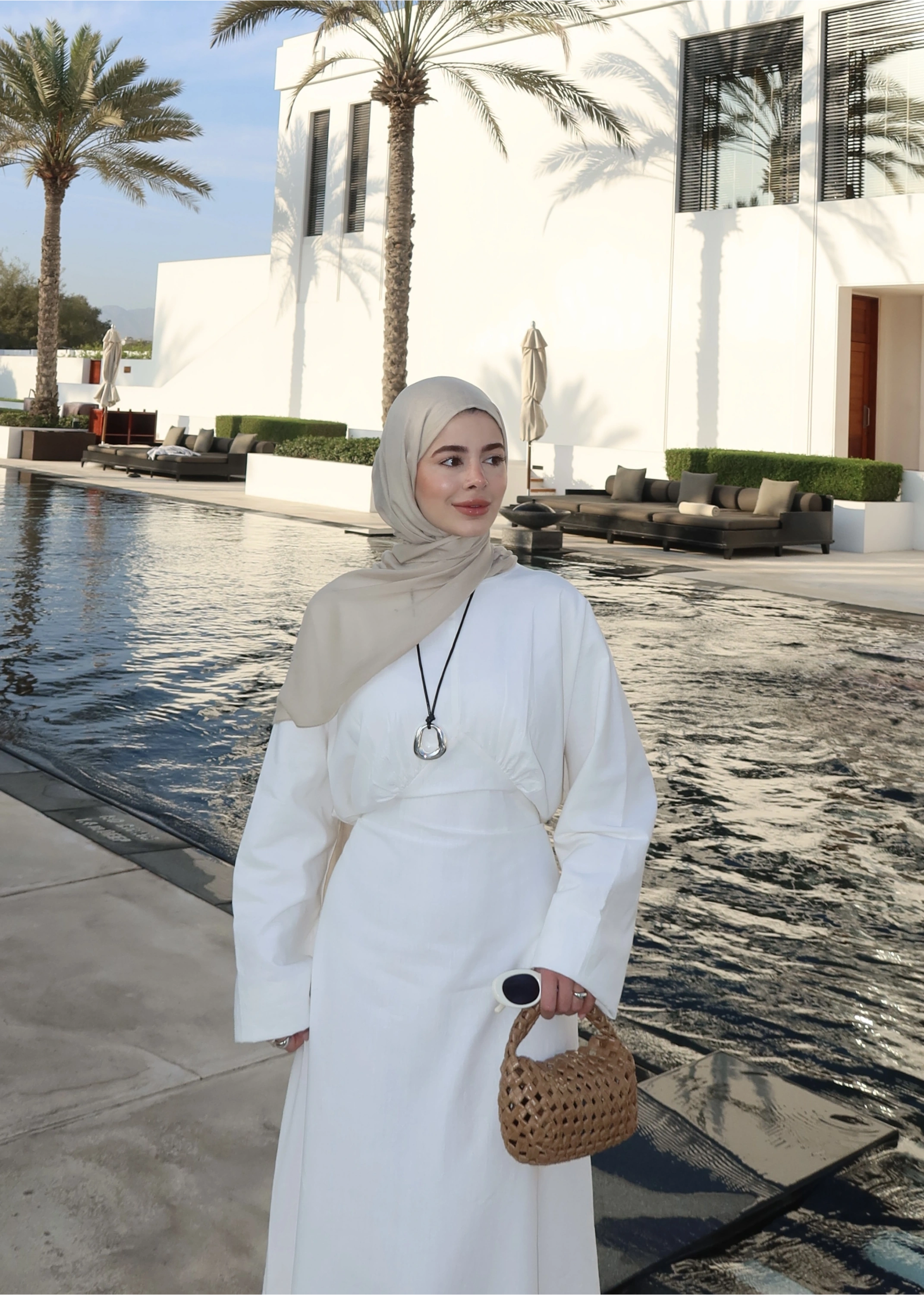 2363 BEL DTY BEYAZ ELBİSE