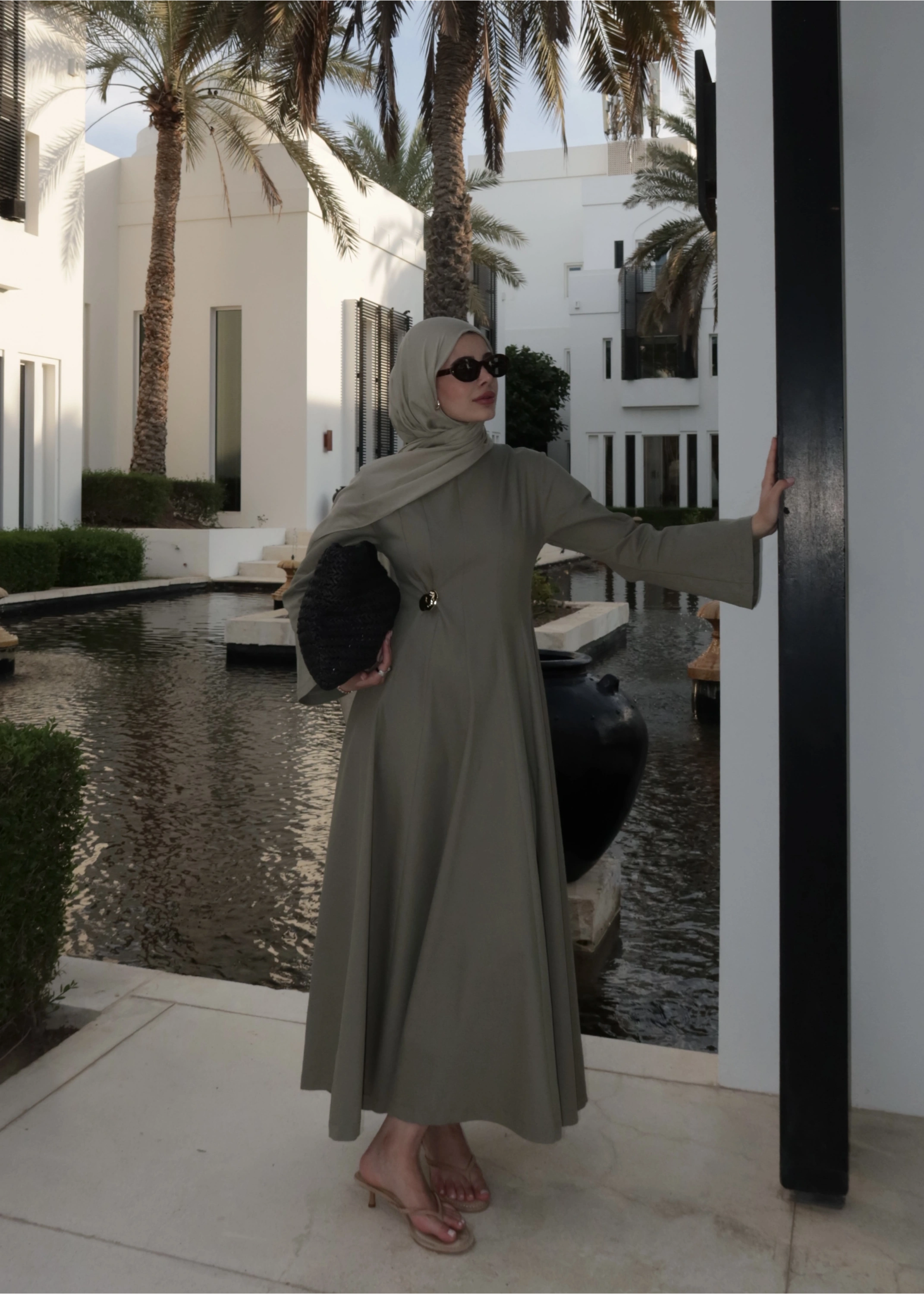 5011 COOL ELBİSE MİNT YEŞİL