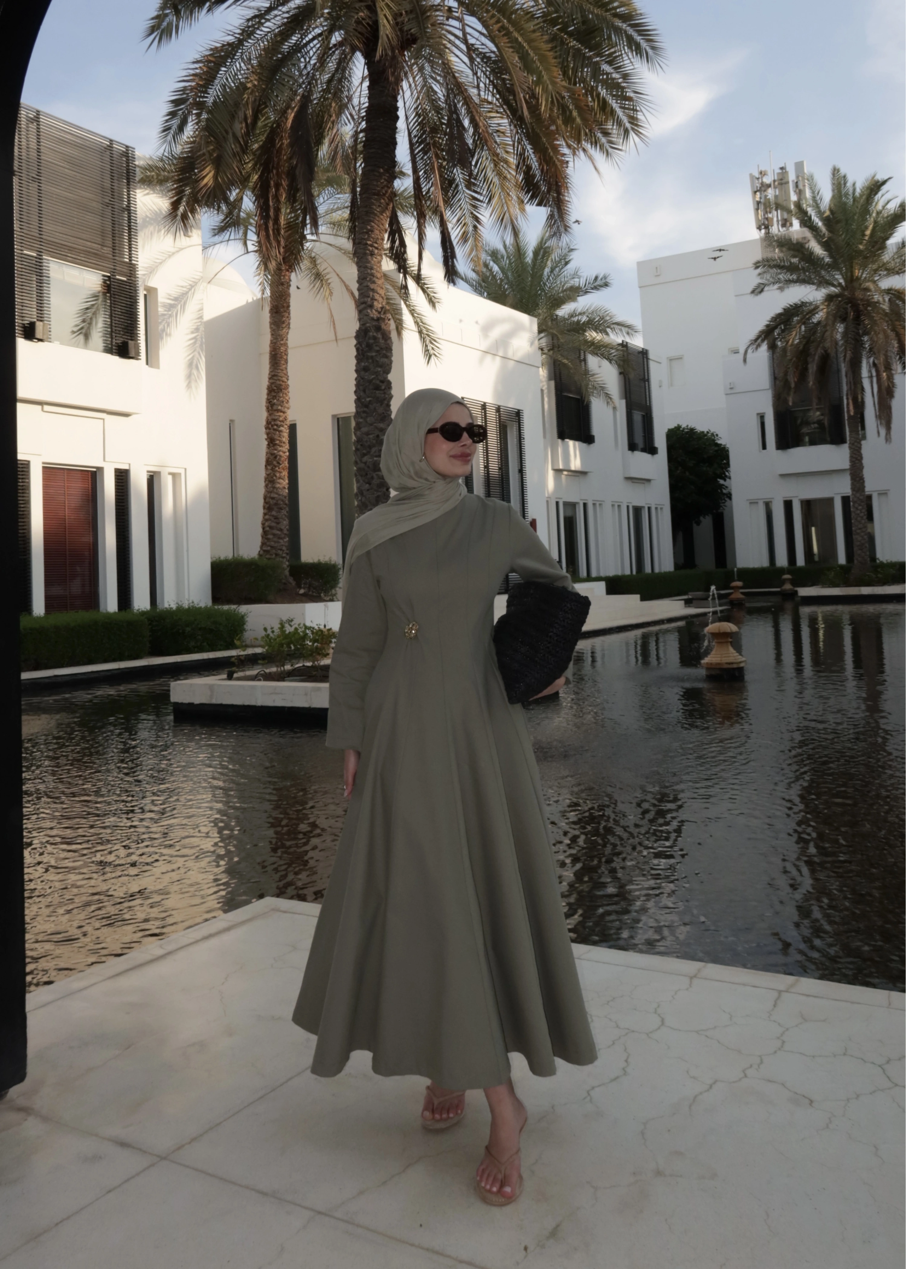 5011 COOL ELBİSE MİNT YEŞİL