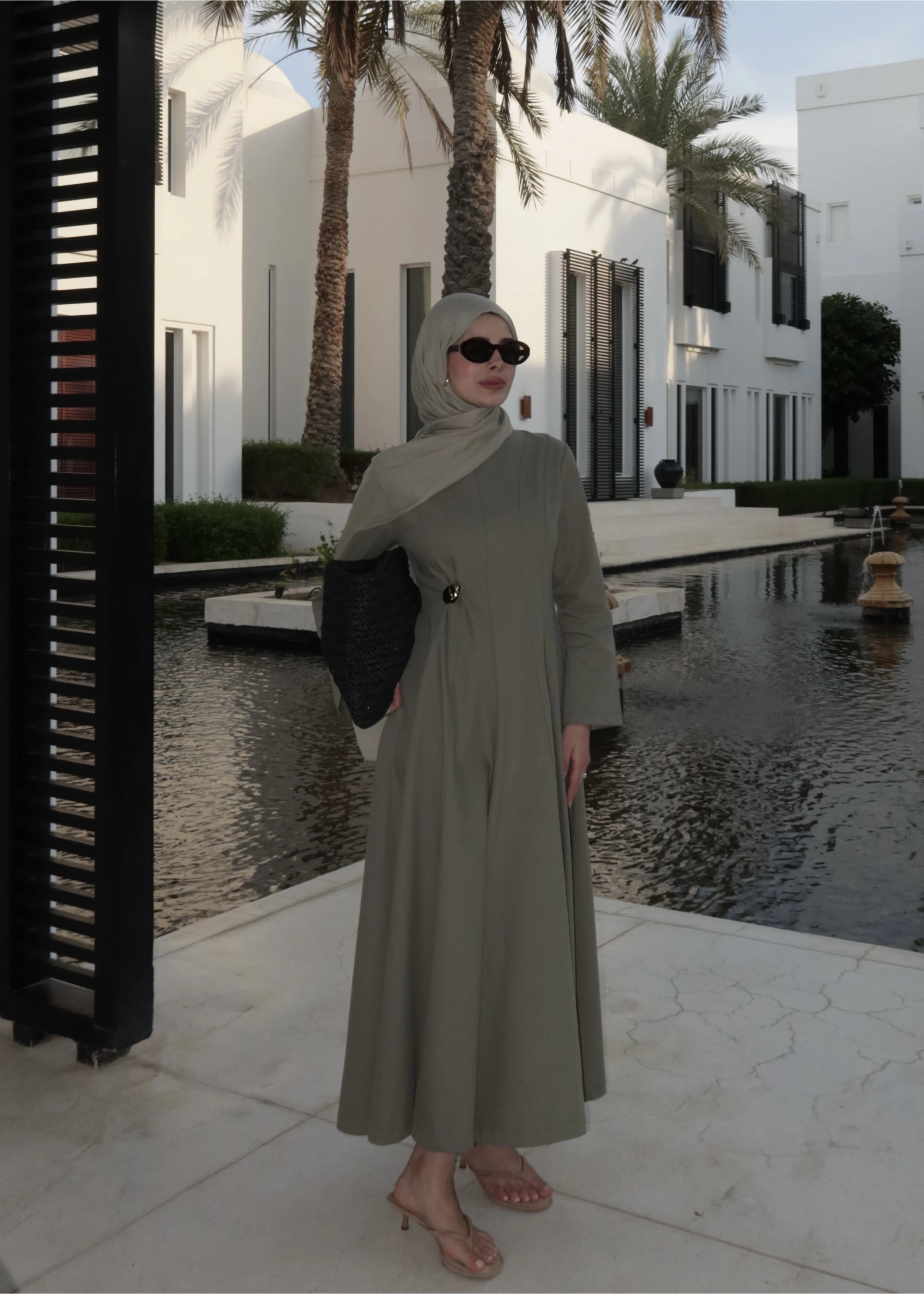 5011 COOL ELBİSE MİNT YEŞİL