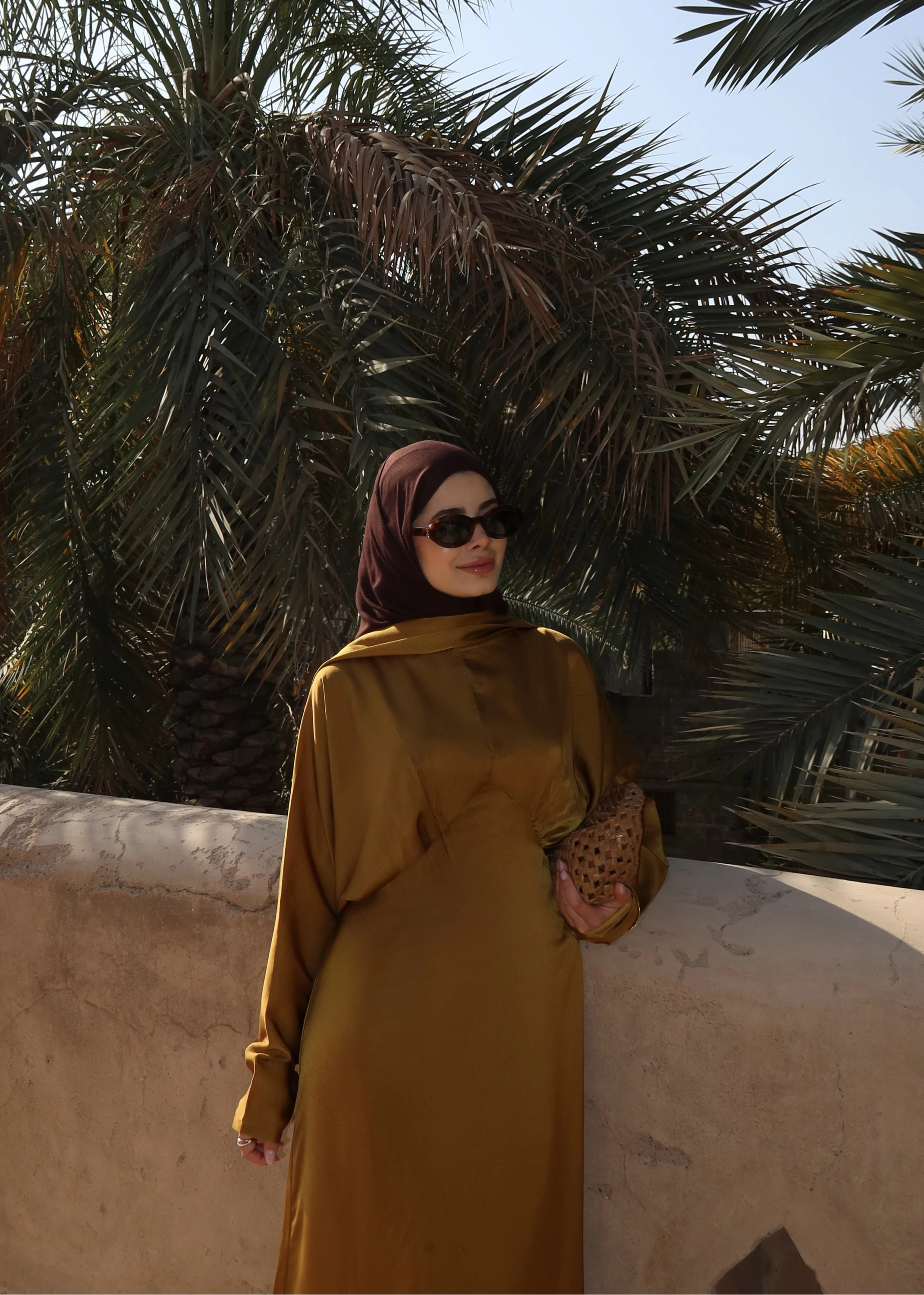 BELDETAY SATEN ELBİSE SU YOLU