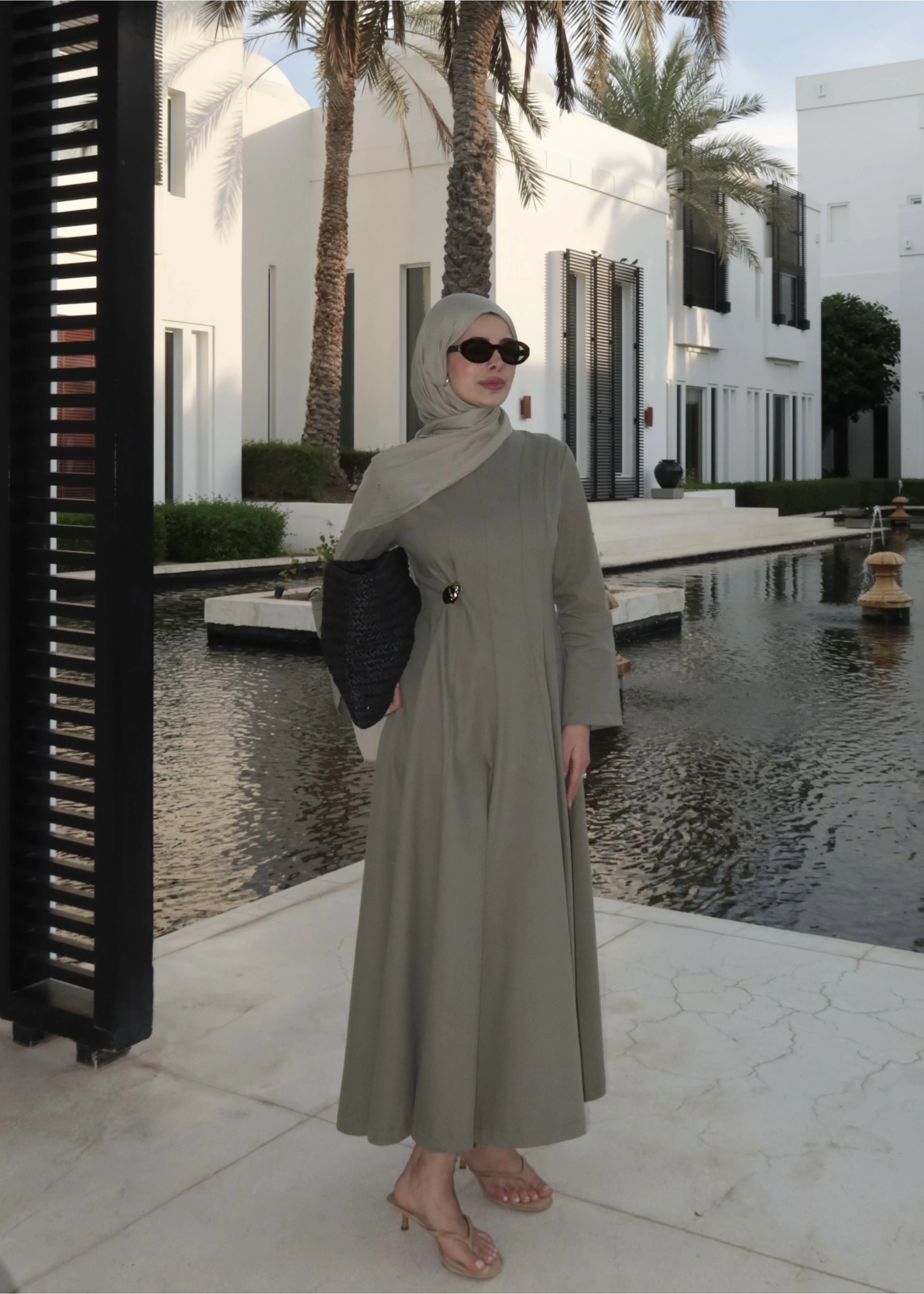 5011 COOL ELBİSE MİNT YEŞİL