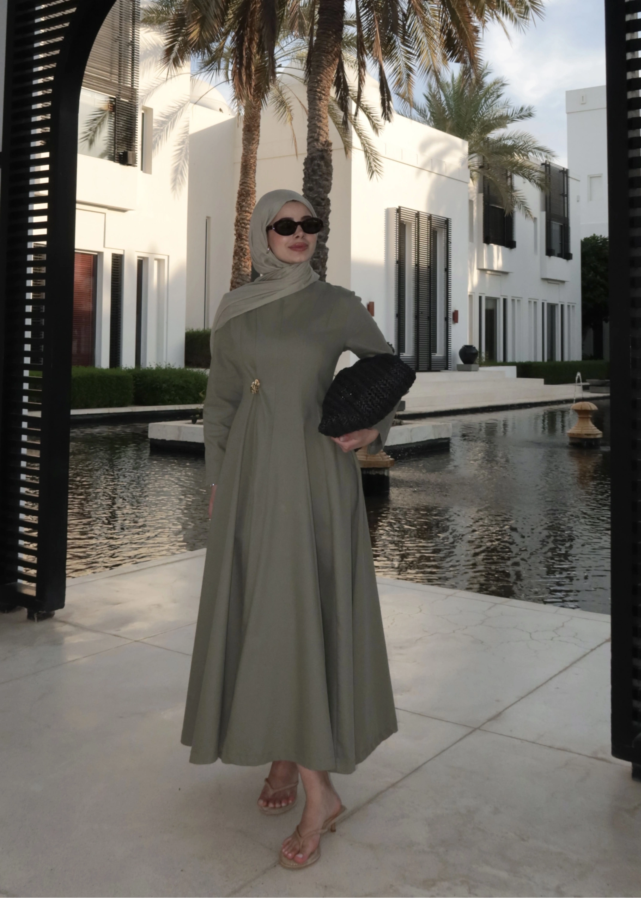 5011 COOL ELBİSE MİNT YEŞİL