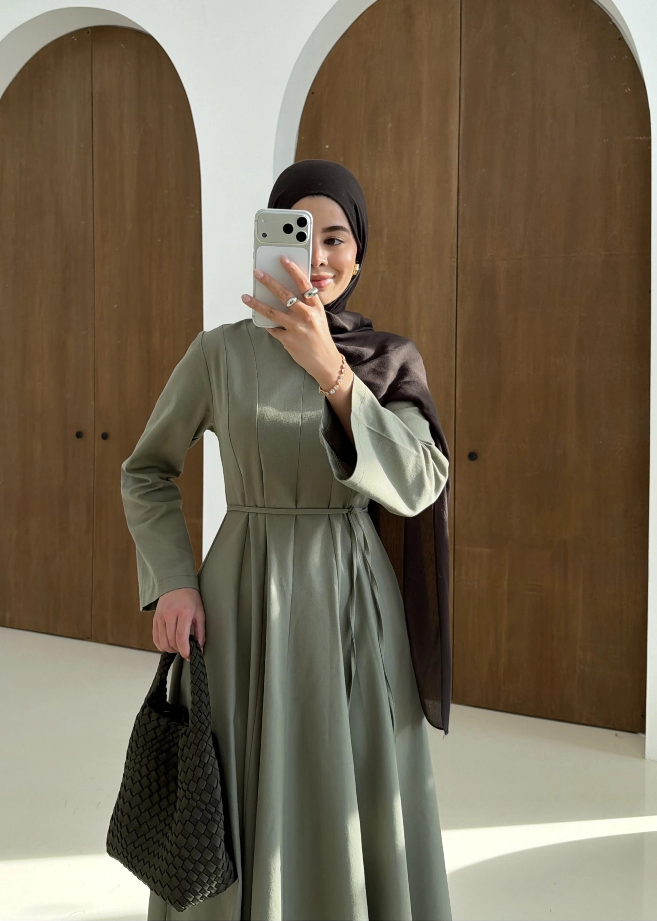 5011 COOL ELBİSE MİNT YEŞİL