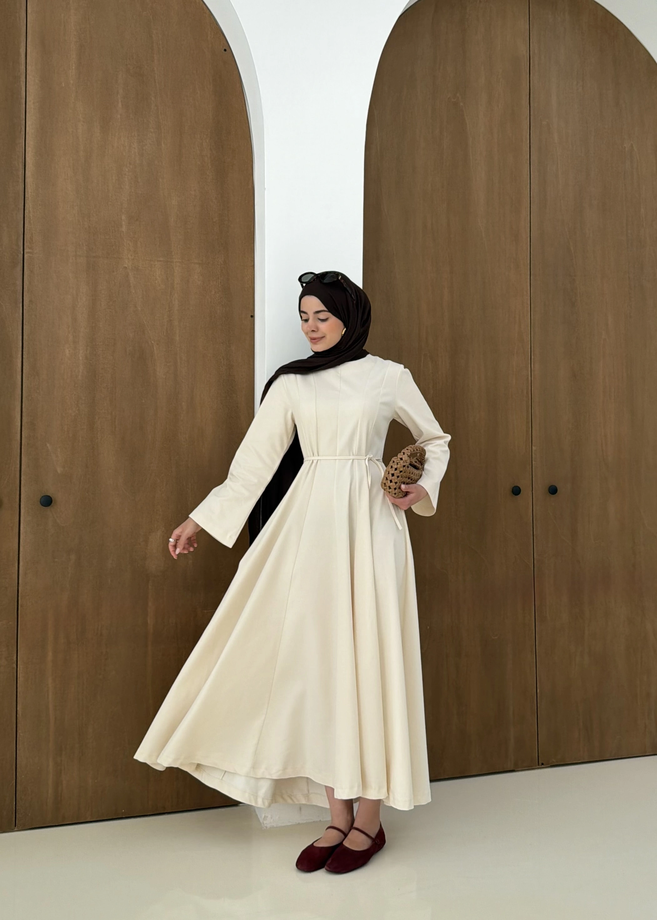 5011 COOL ELBİSE vanilya