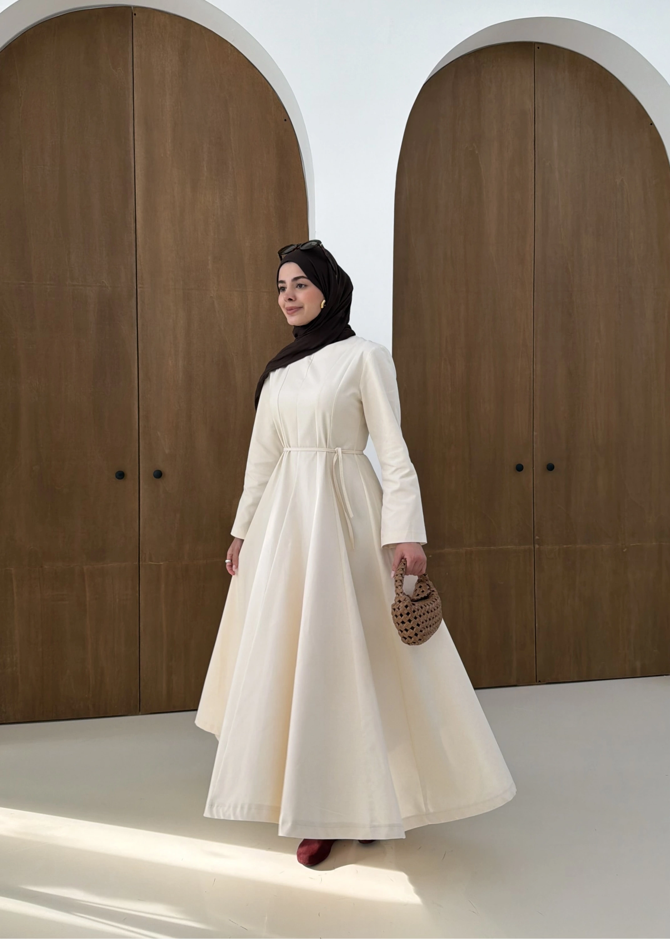 5011 COOL ELBİSE vanilya