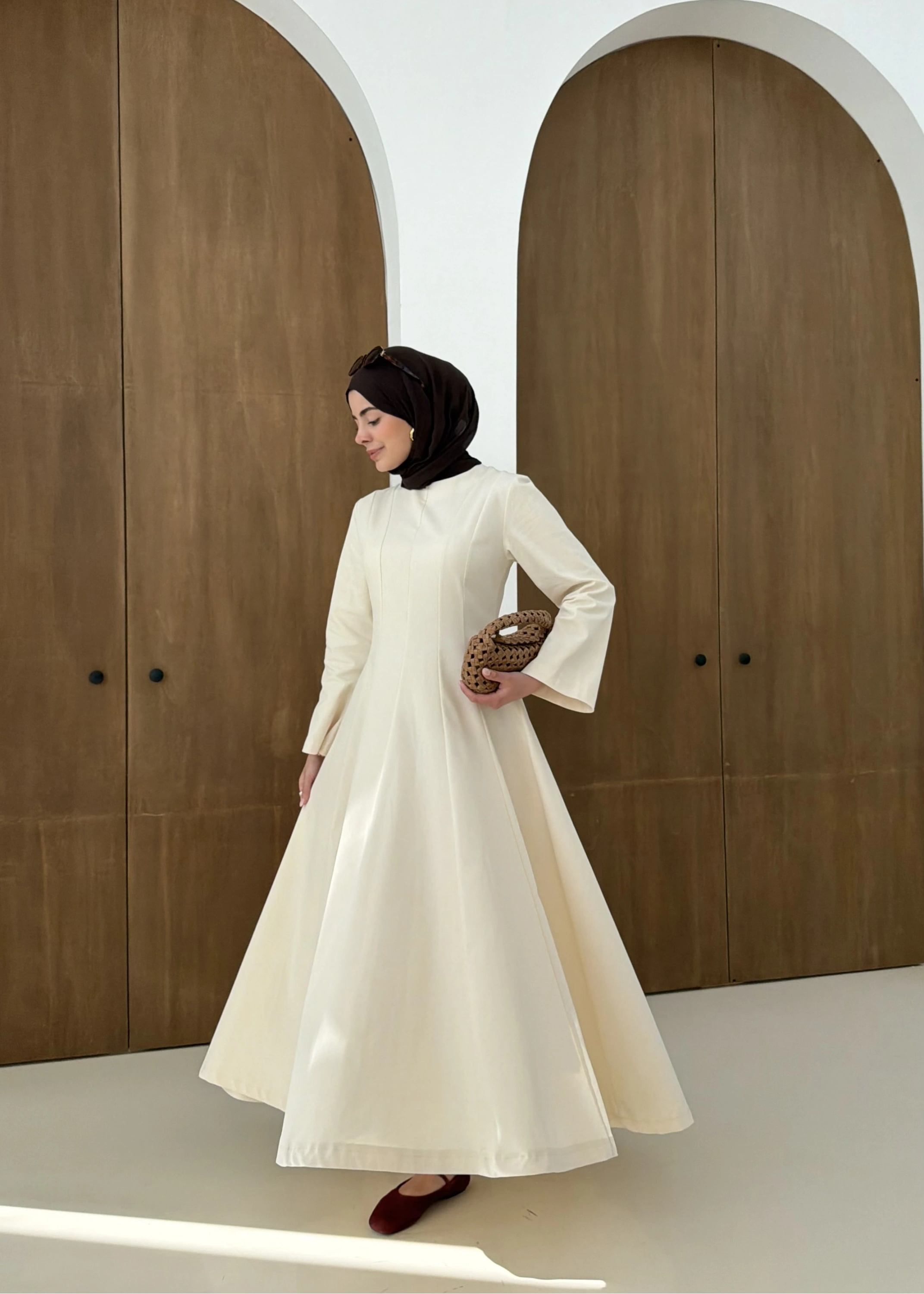 5011 COOL ELBİSE vanilya