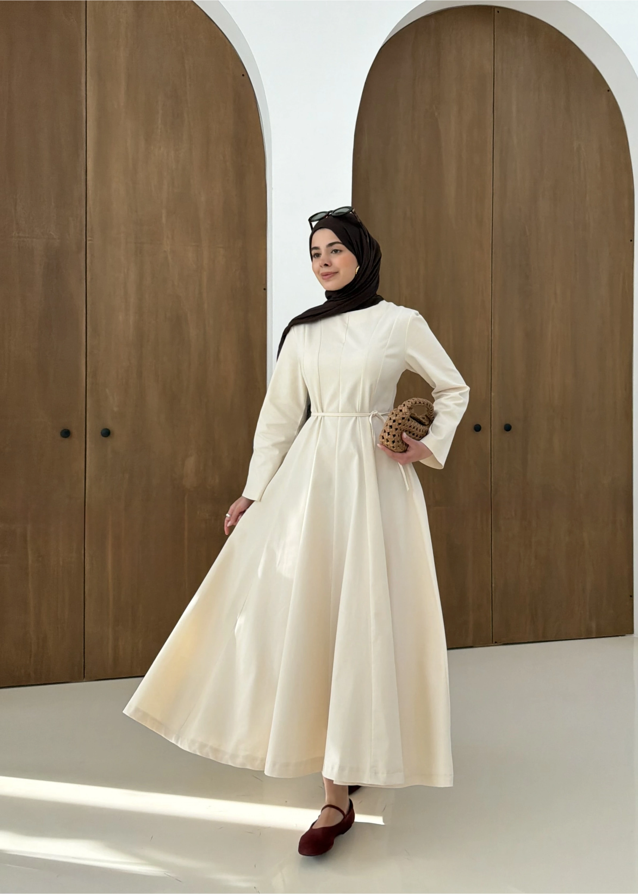 5011 COOL ELBİSE vanilya