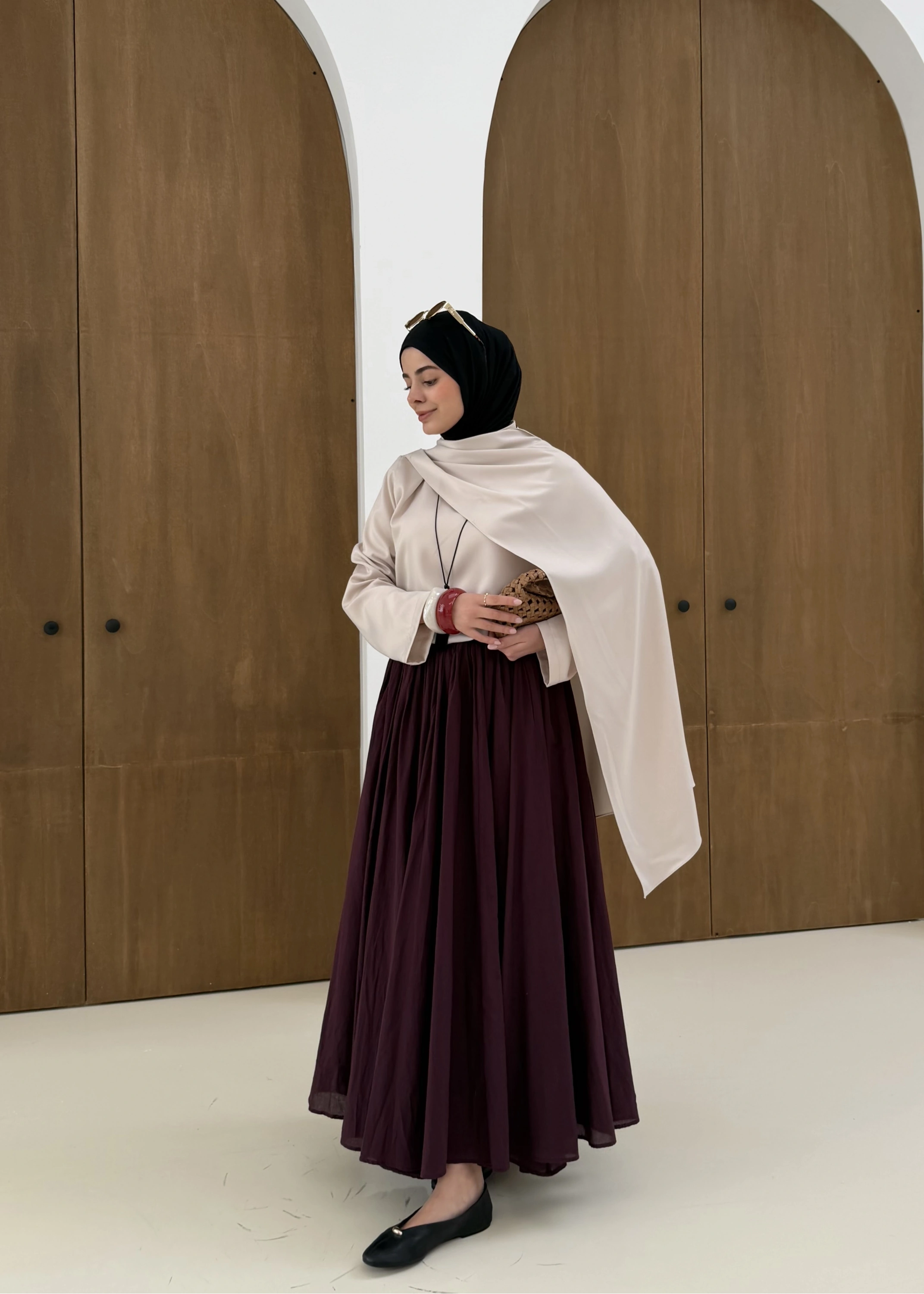 3002 SIK PİLE ASTARLI PAMUK VUAL ETEK mürdüm