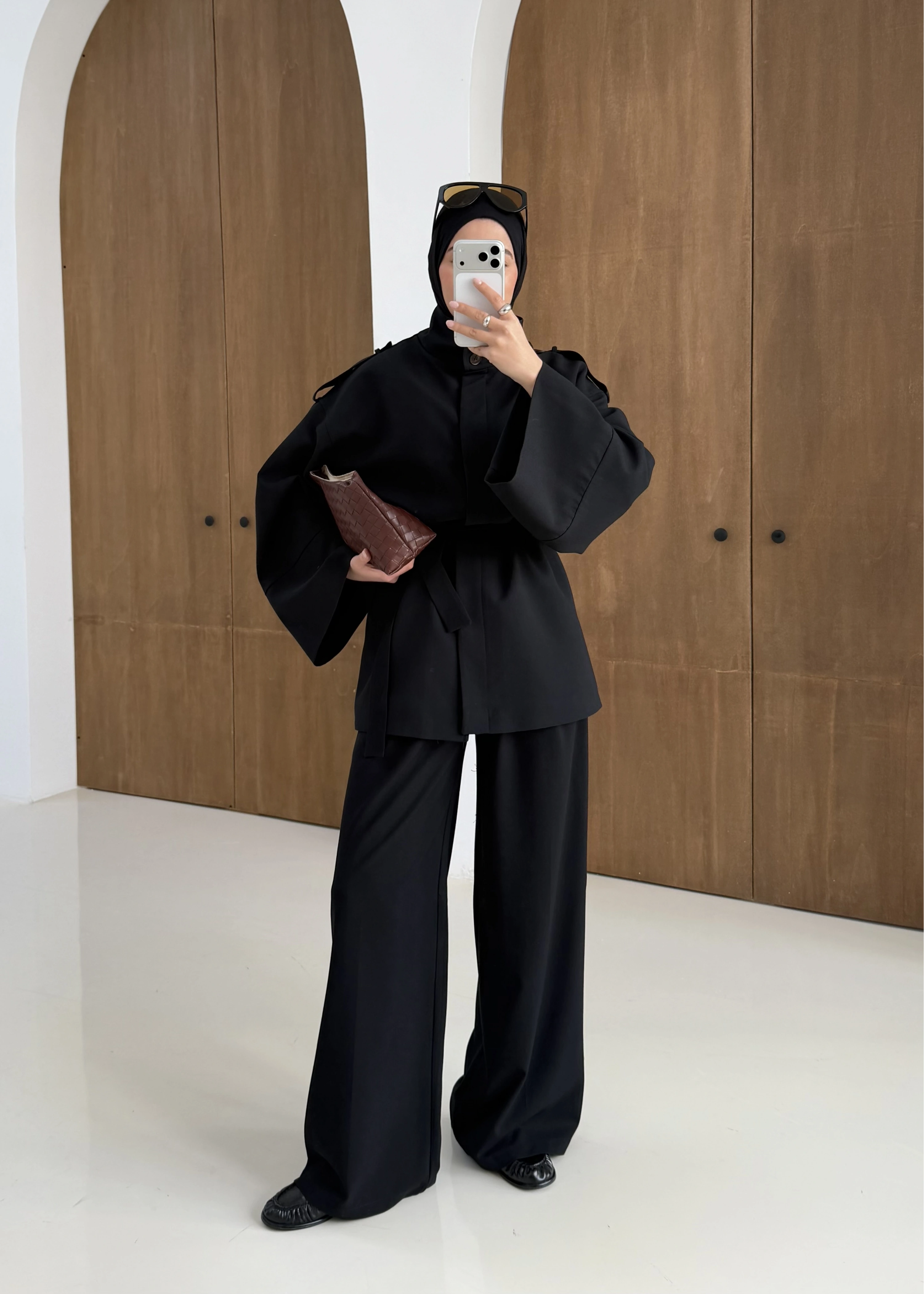 6006 DİK YAKA POLİVİSKON TAKIM SİYAH