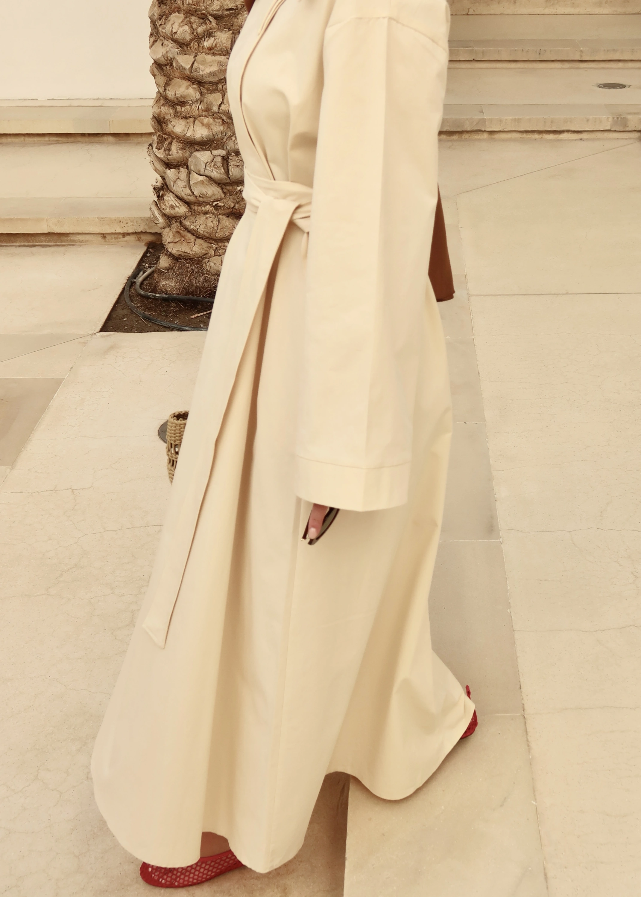 2355CHEDİ MODEL ELBİSE VANİLYA