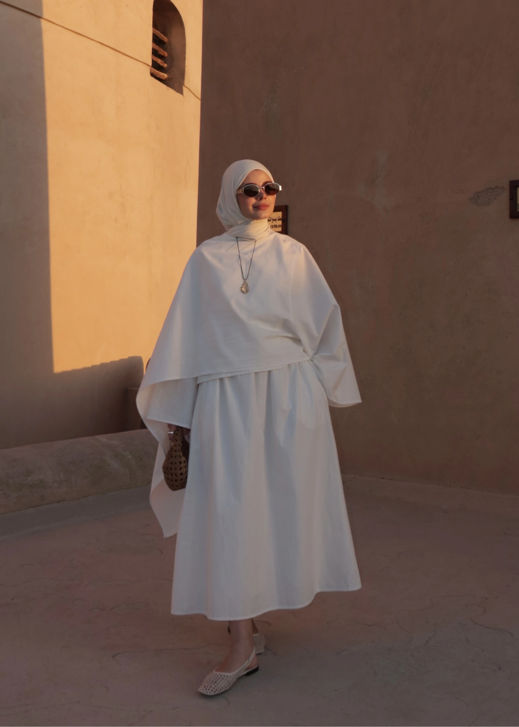 8999 ŞAL YAKA ETEKLİ KETEN TAKIM beyaz