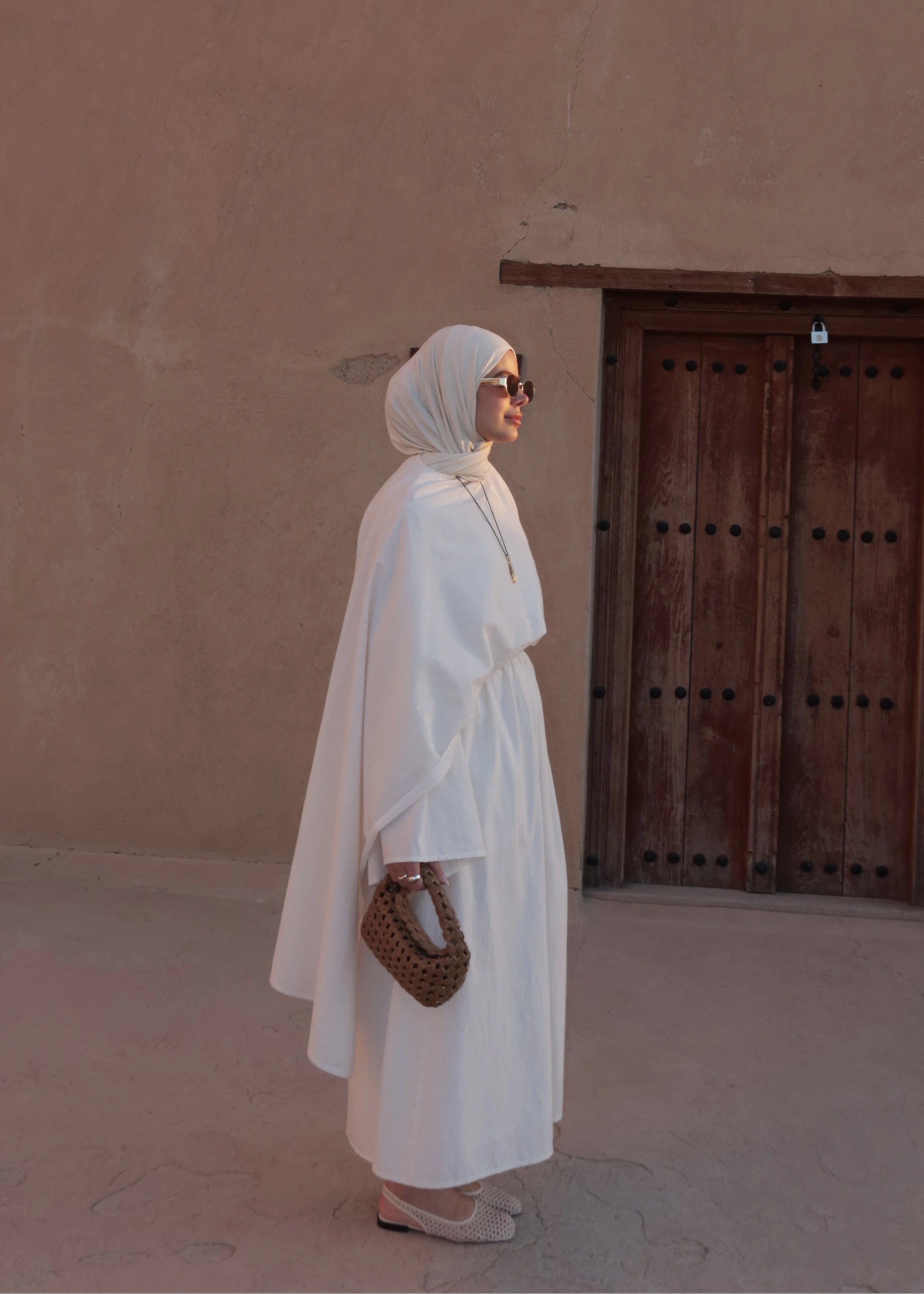 8999 ŞAL YAKA ETEKLİ KETEN TAKIM beyaz