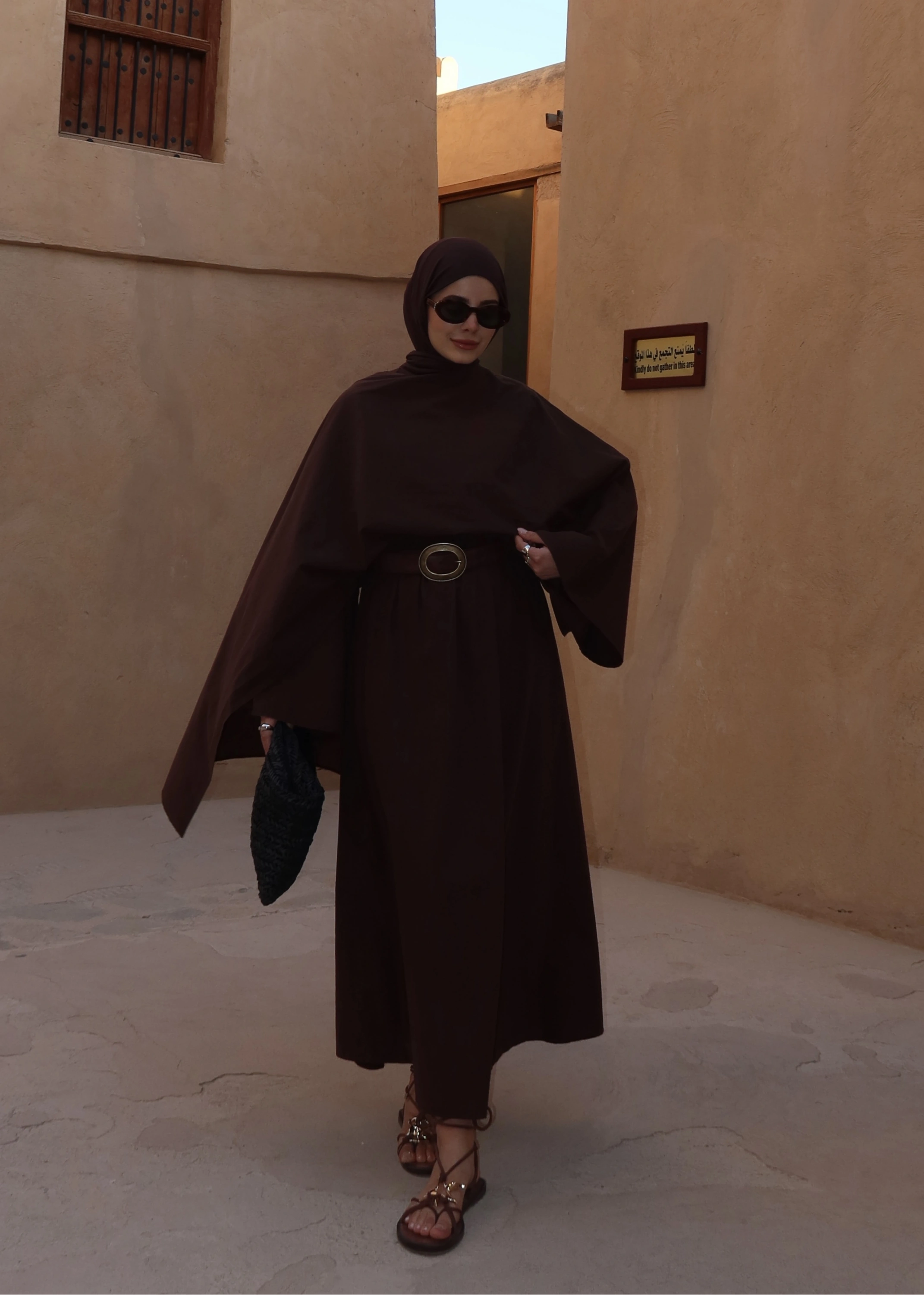 8999 ŞAL YAKA ETEKLİ KETEN TAKIM kahve