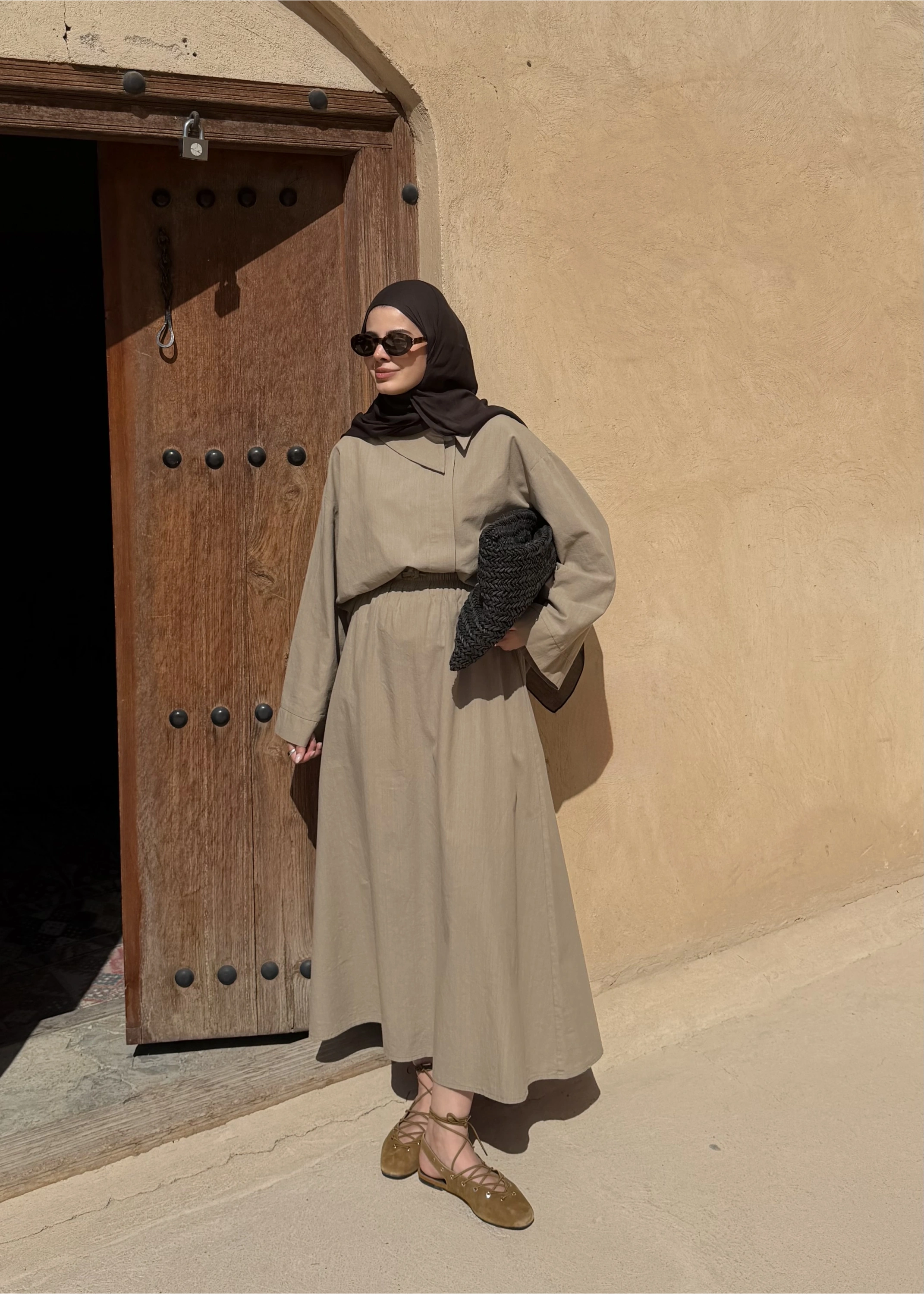 9001 TEK DÜĞME KETEN TAKIM vizon