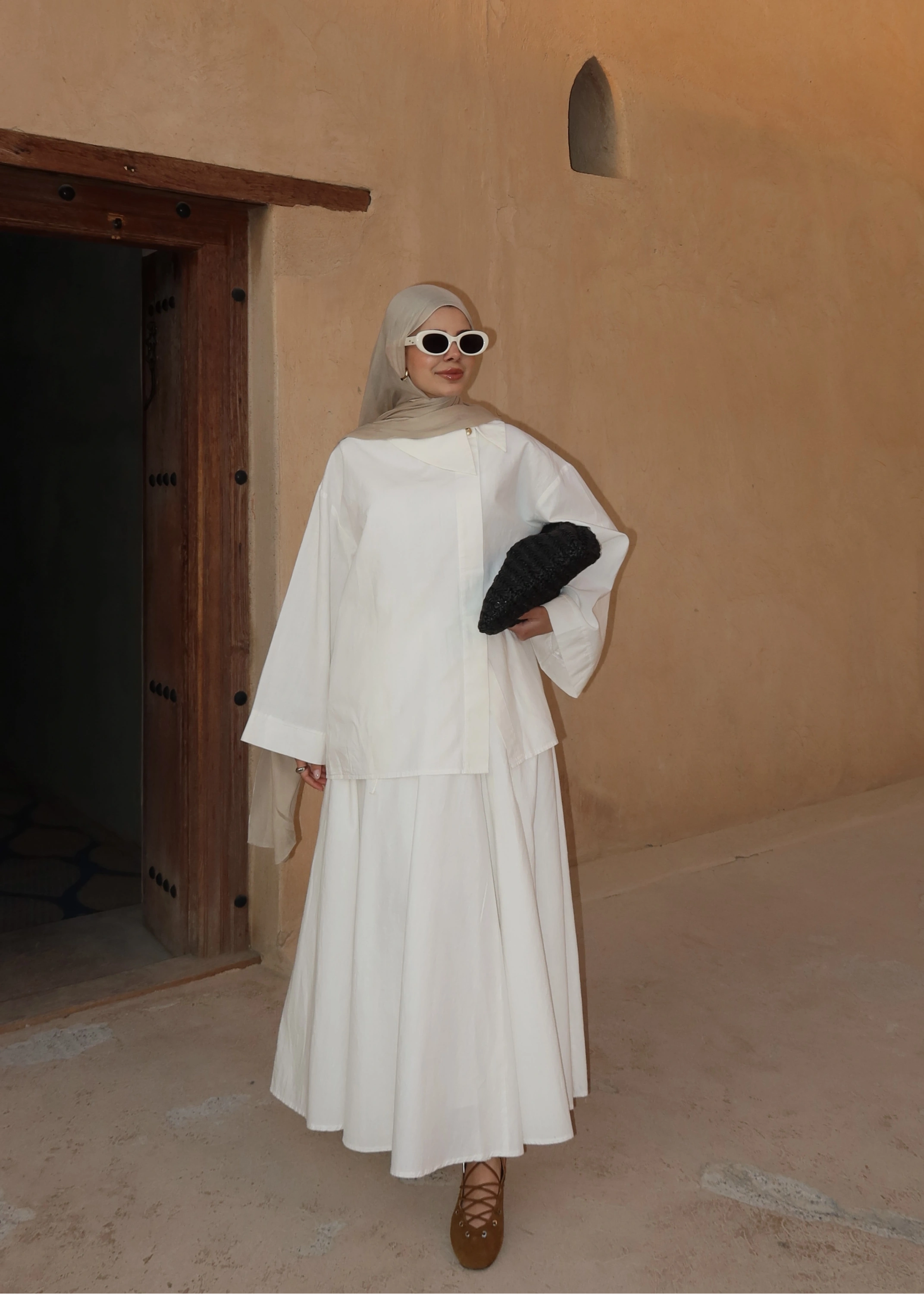 9001TEK DÜĞME KETEN TAKIM beyaz