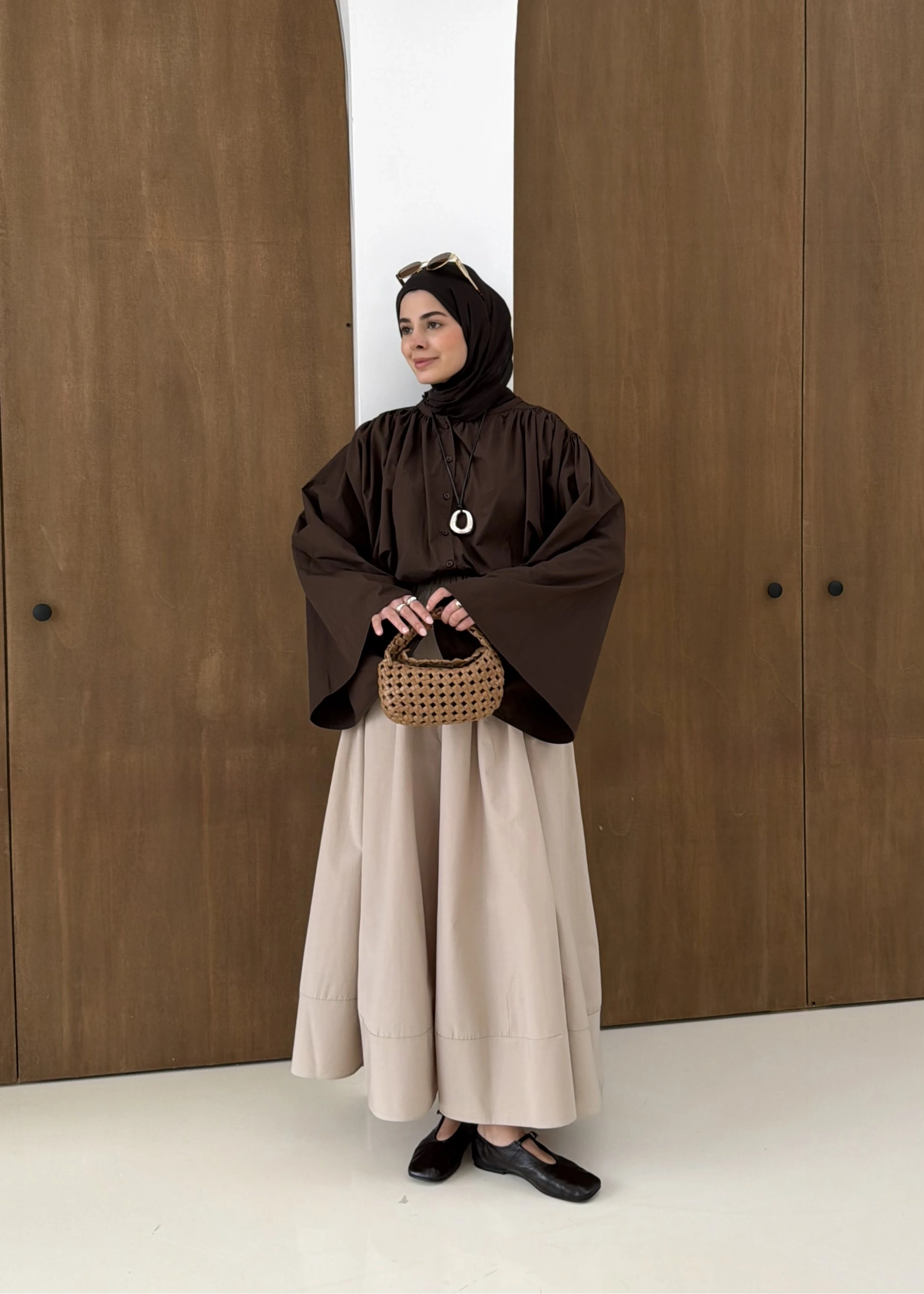 3018 ANGELS GÖMLEK KAHVE