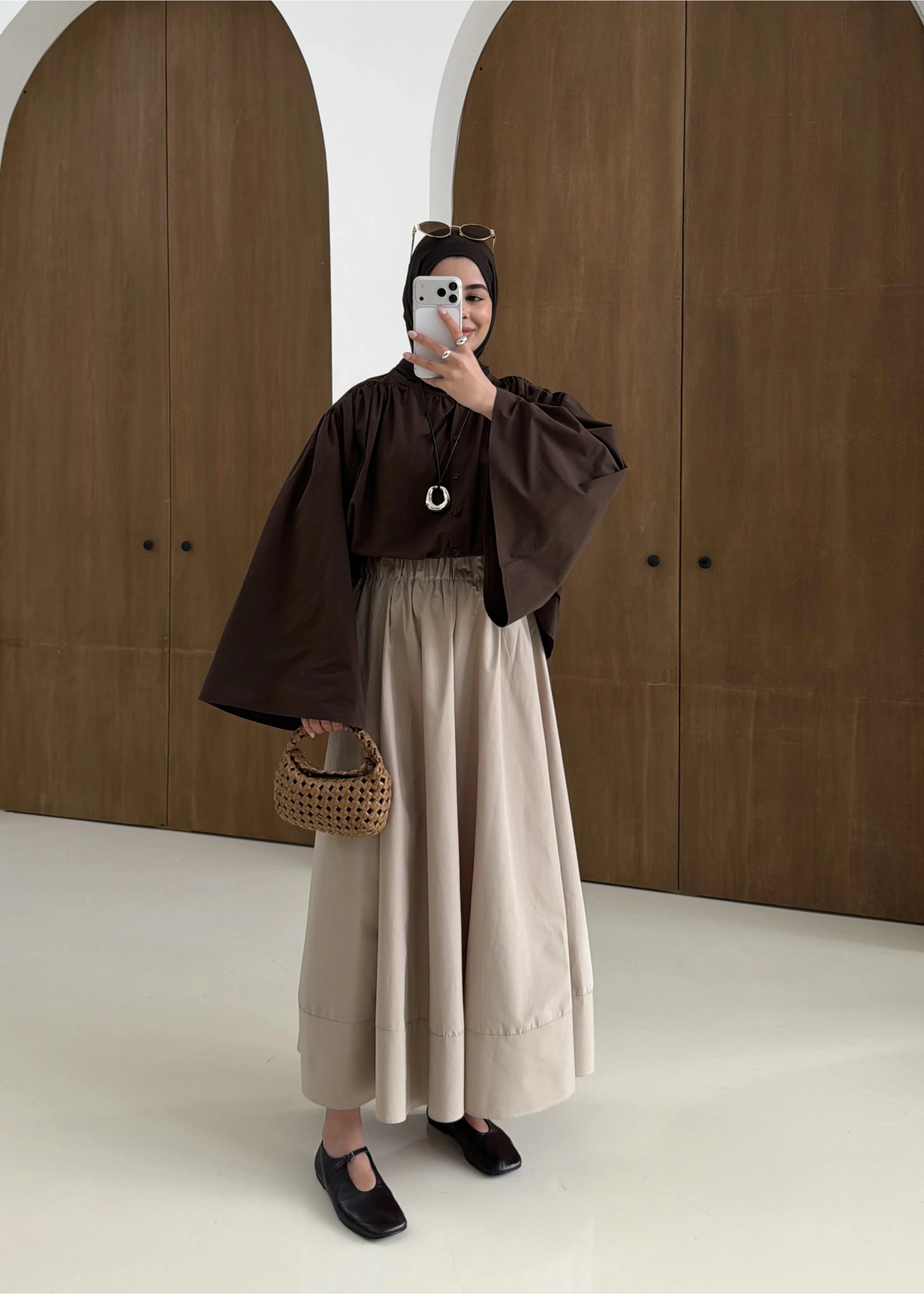 3018 ANGELS GÖMLEK KAHVE