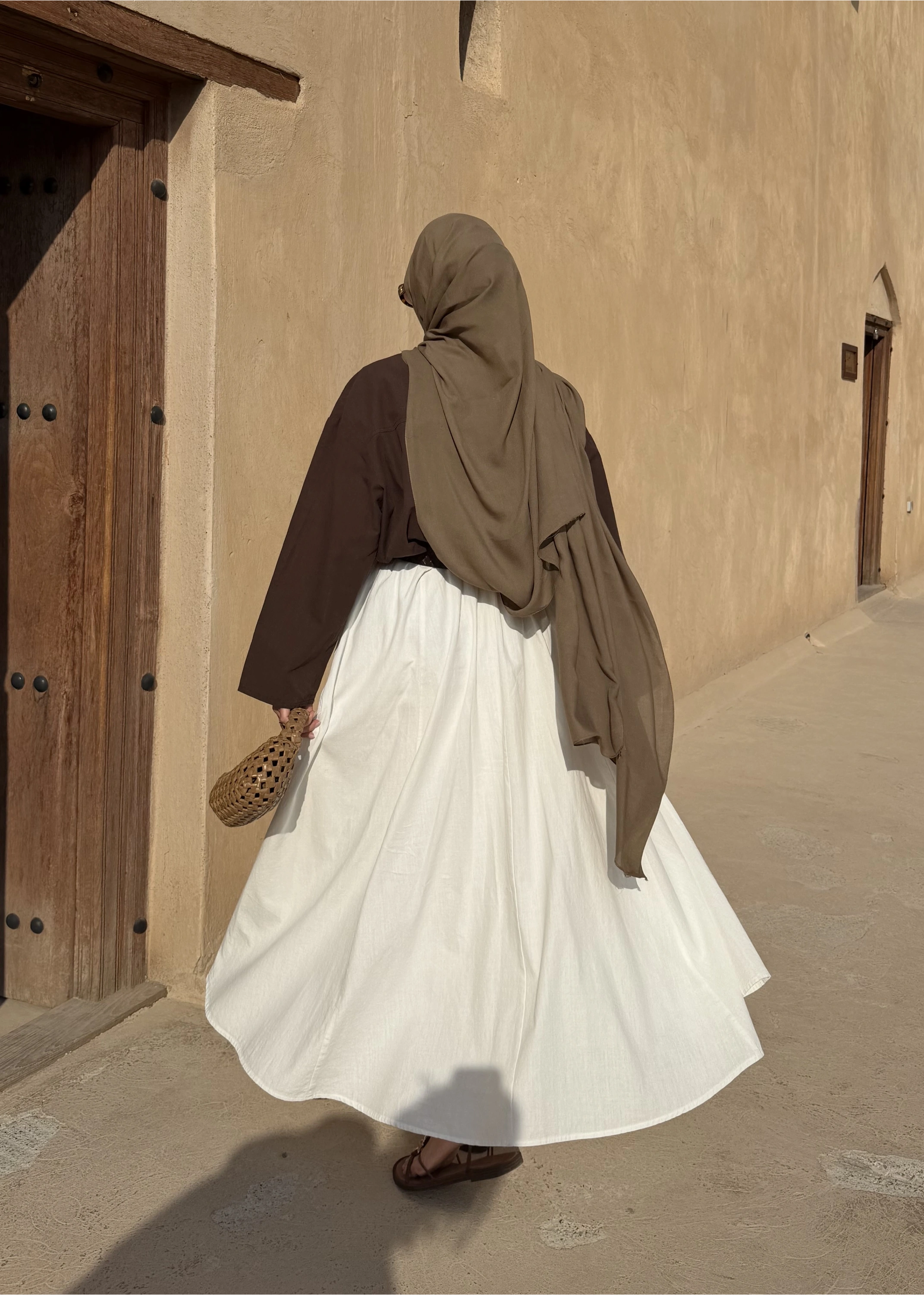 5480 KETEN BĞLM BLUZ kahve