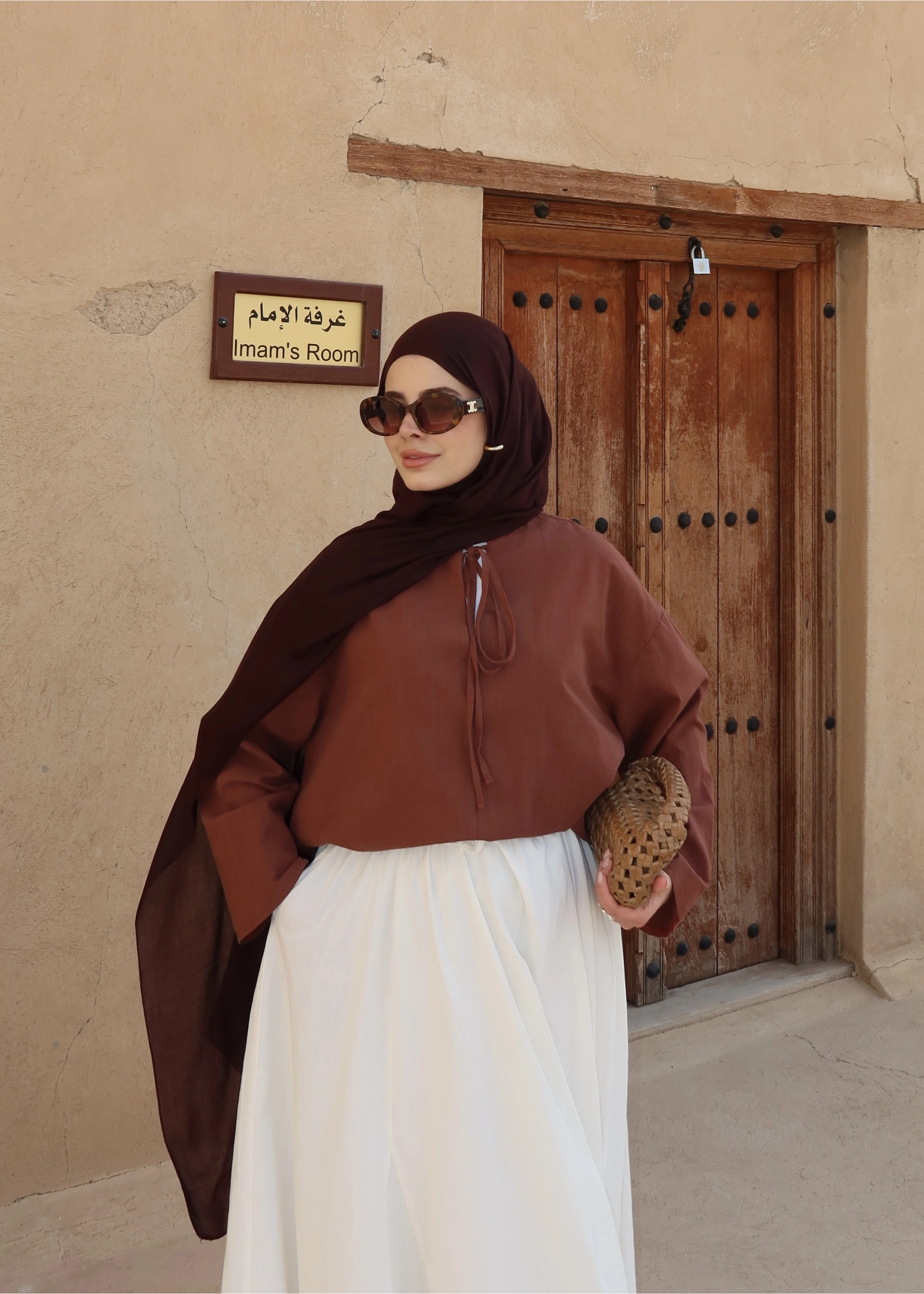 5480İPLİ  KETEN BĞLM BLUZ kiremit