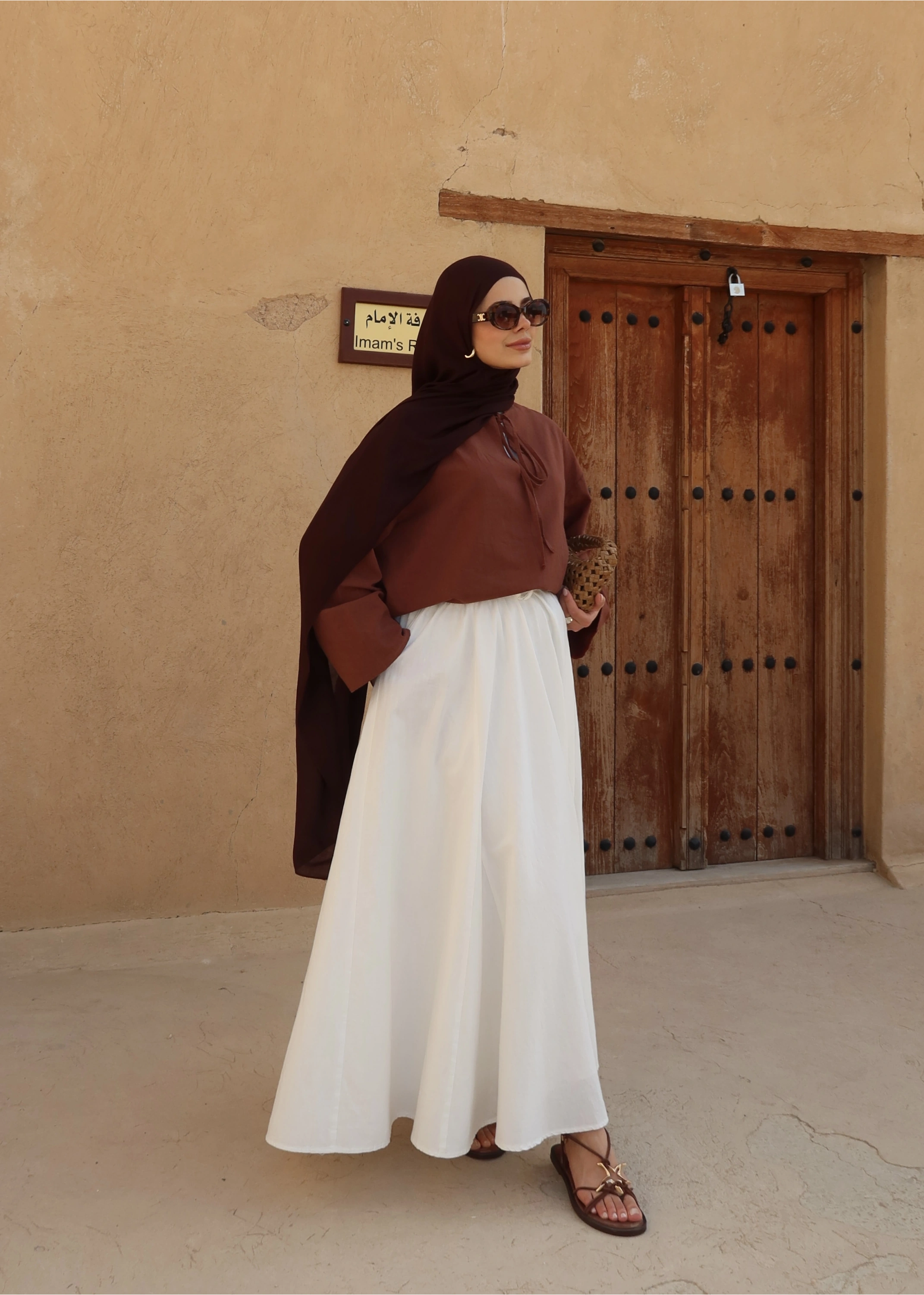 5480İPLİ  KETEN BĞLM BLUZ kiremit