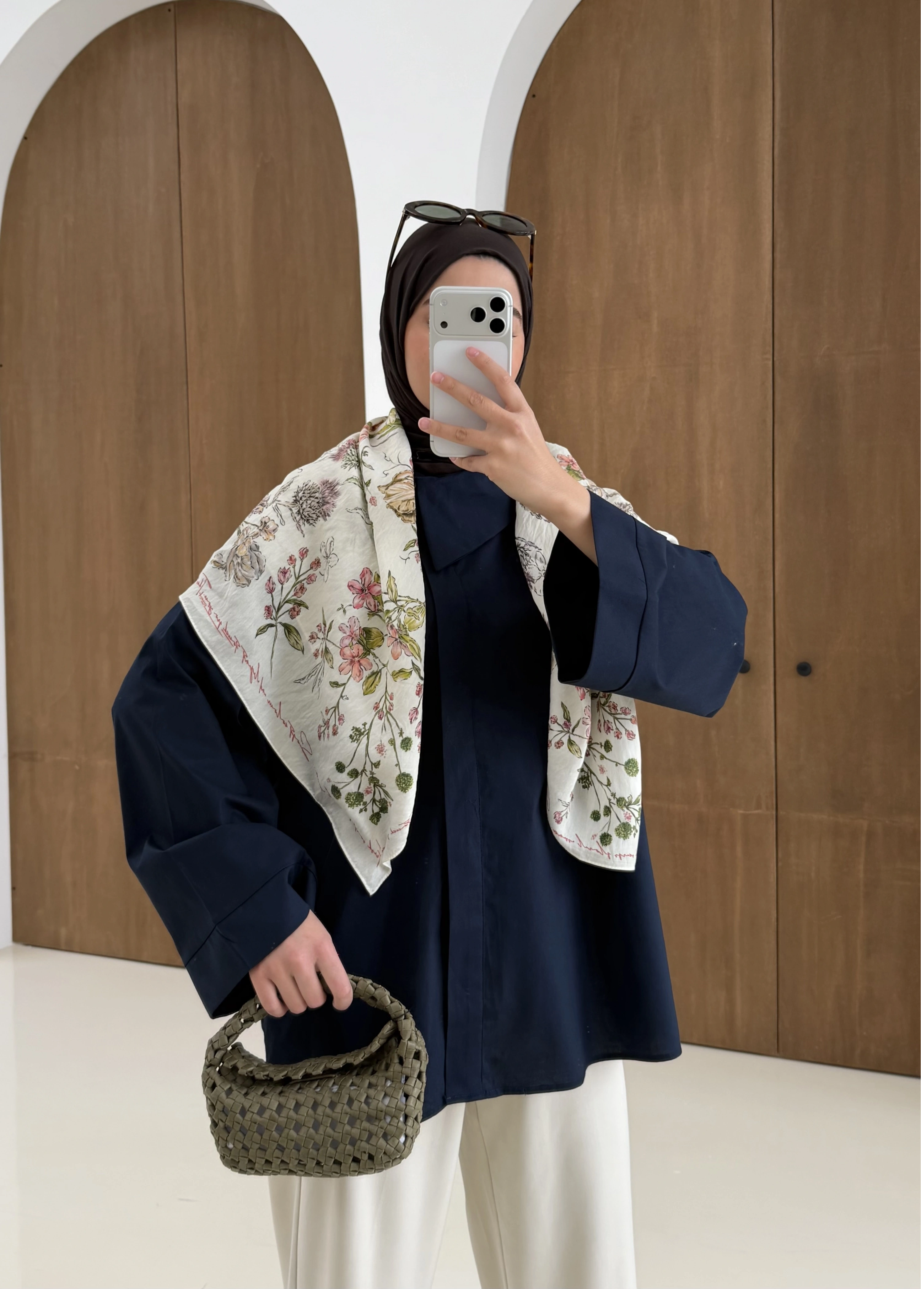 5419 ASİMETRİK YAKA GÖMLEK LACİVERT