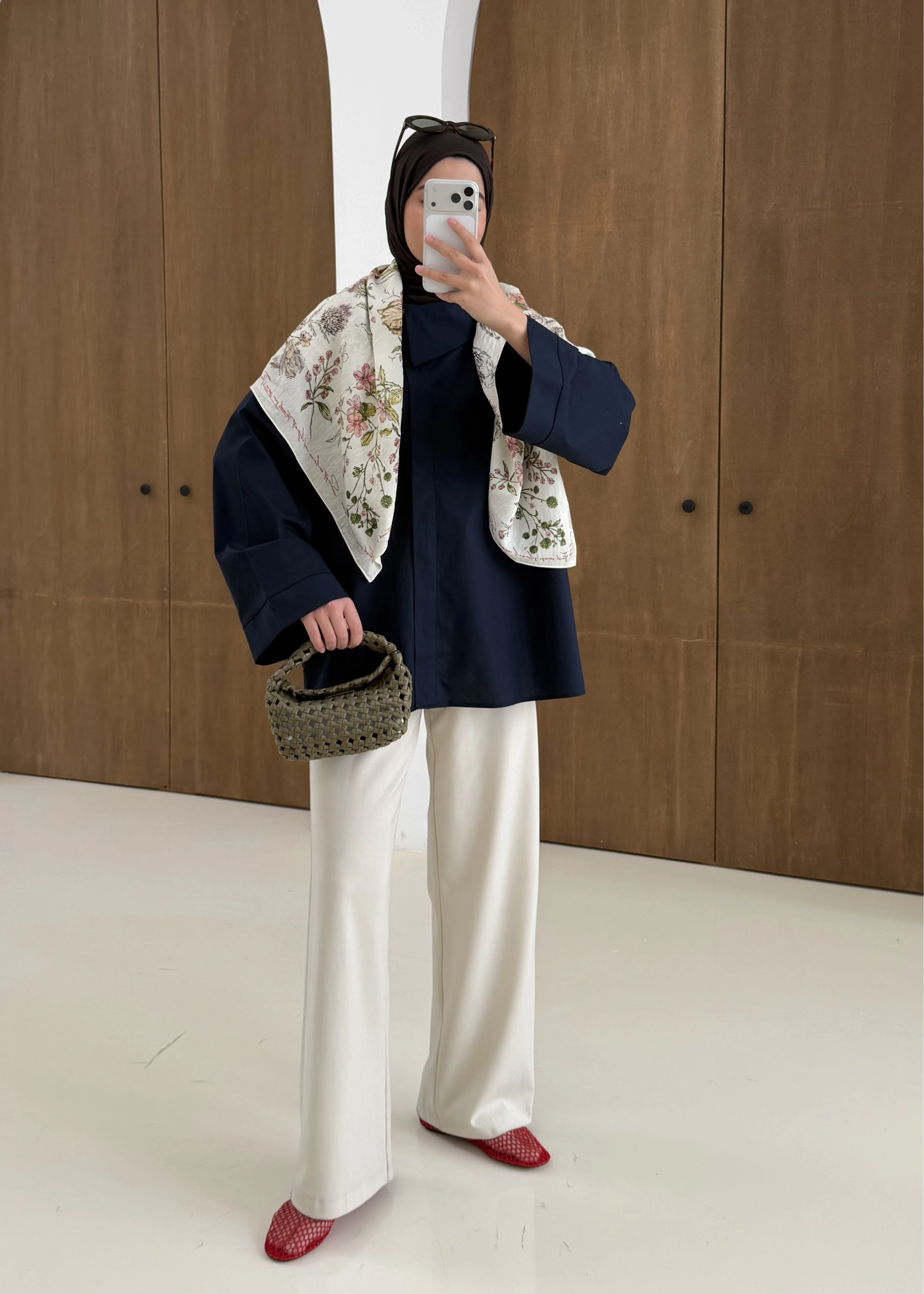 5419 ASİMETRİK YAKA GÖMLEK LACİVERT