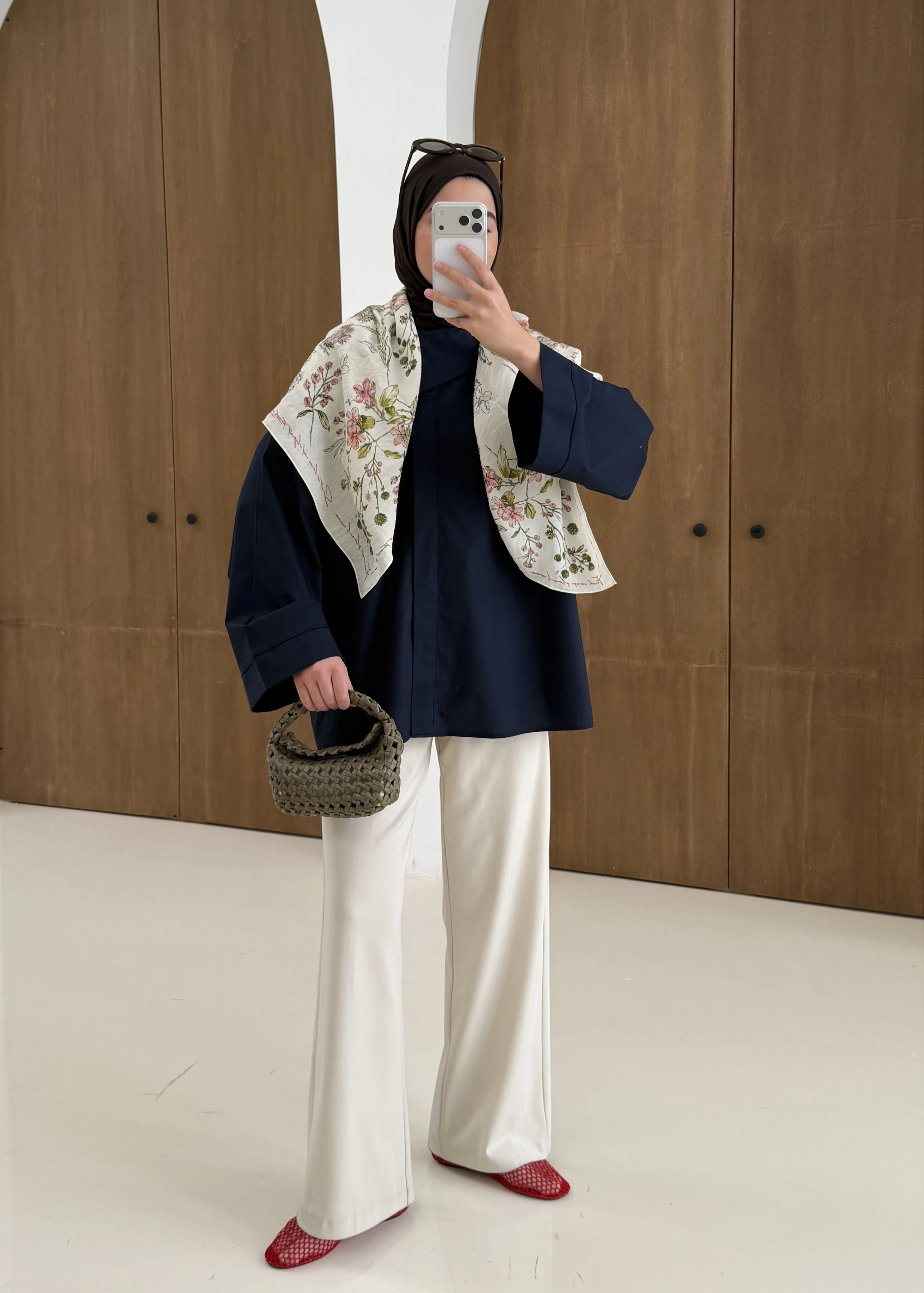 5419 ASİMETRİK YAKA GÖMLEK LACİVERT