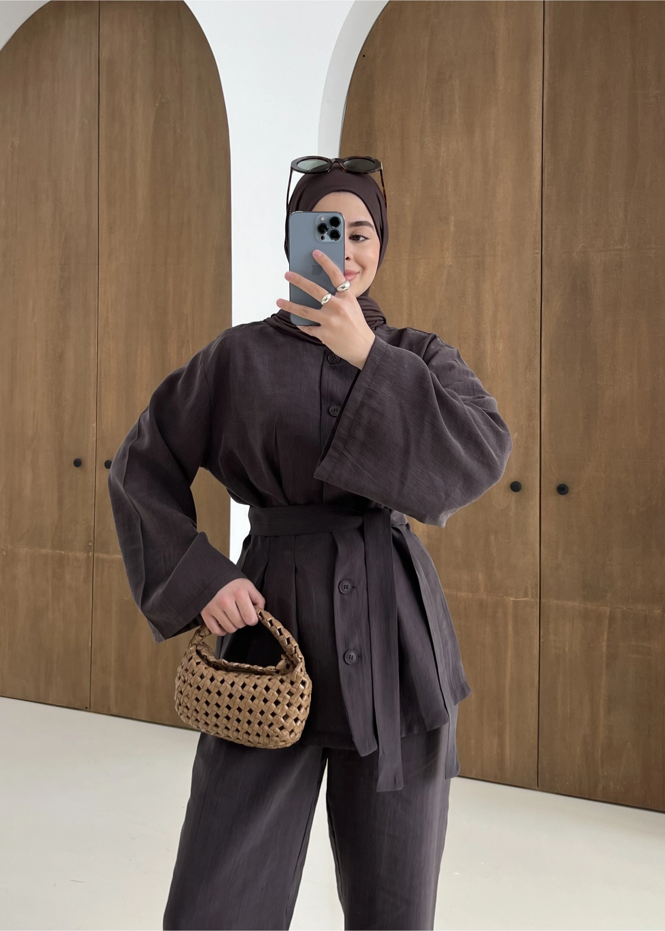 8926 PİLE DTY TAKIM kahve