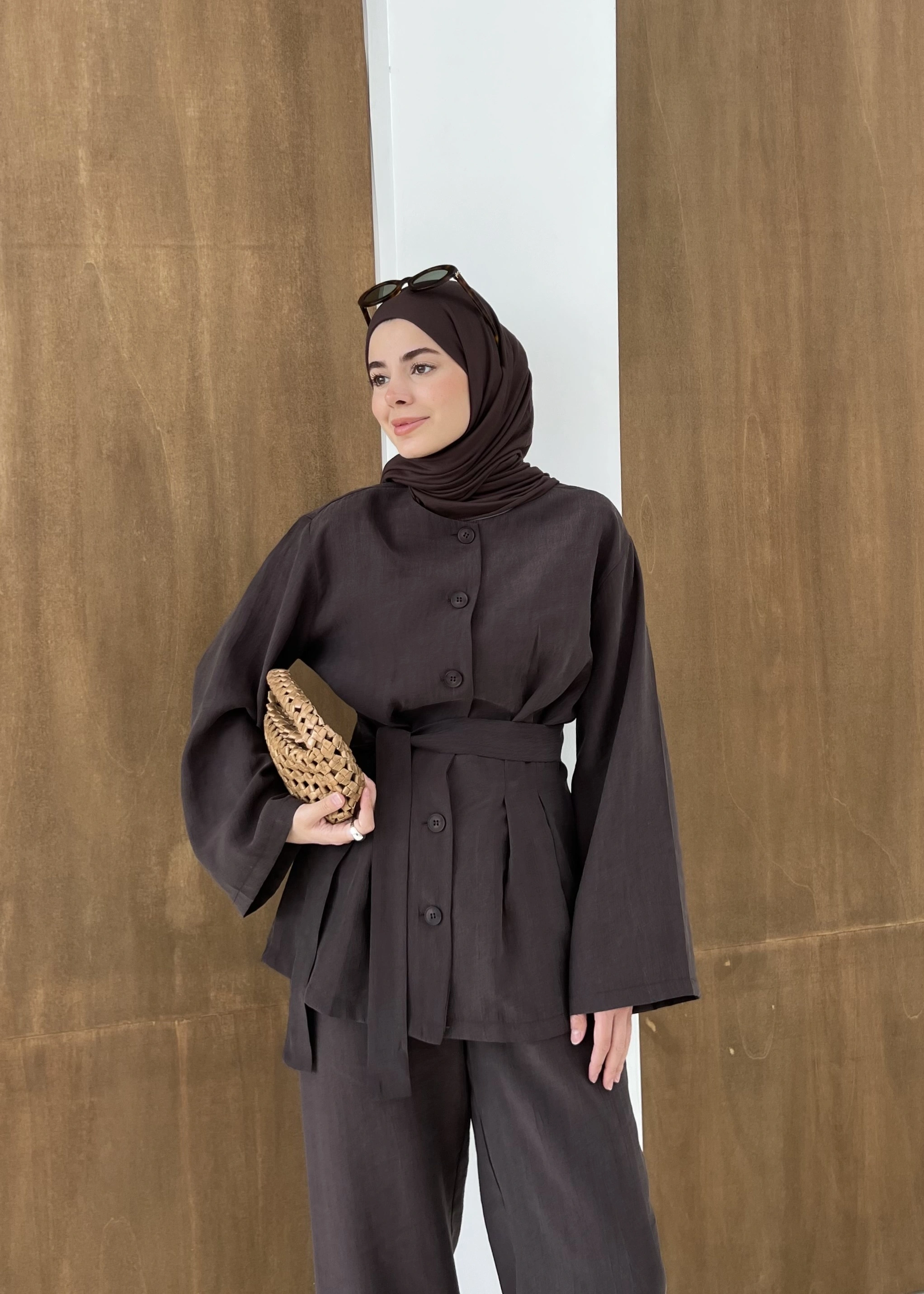 8926 PİLE DTY TAKIM kahve