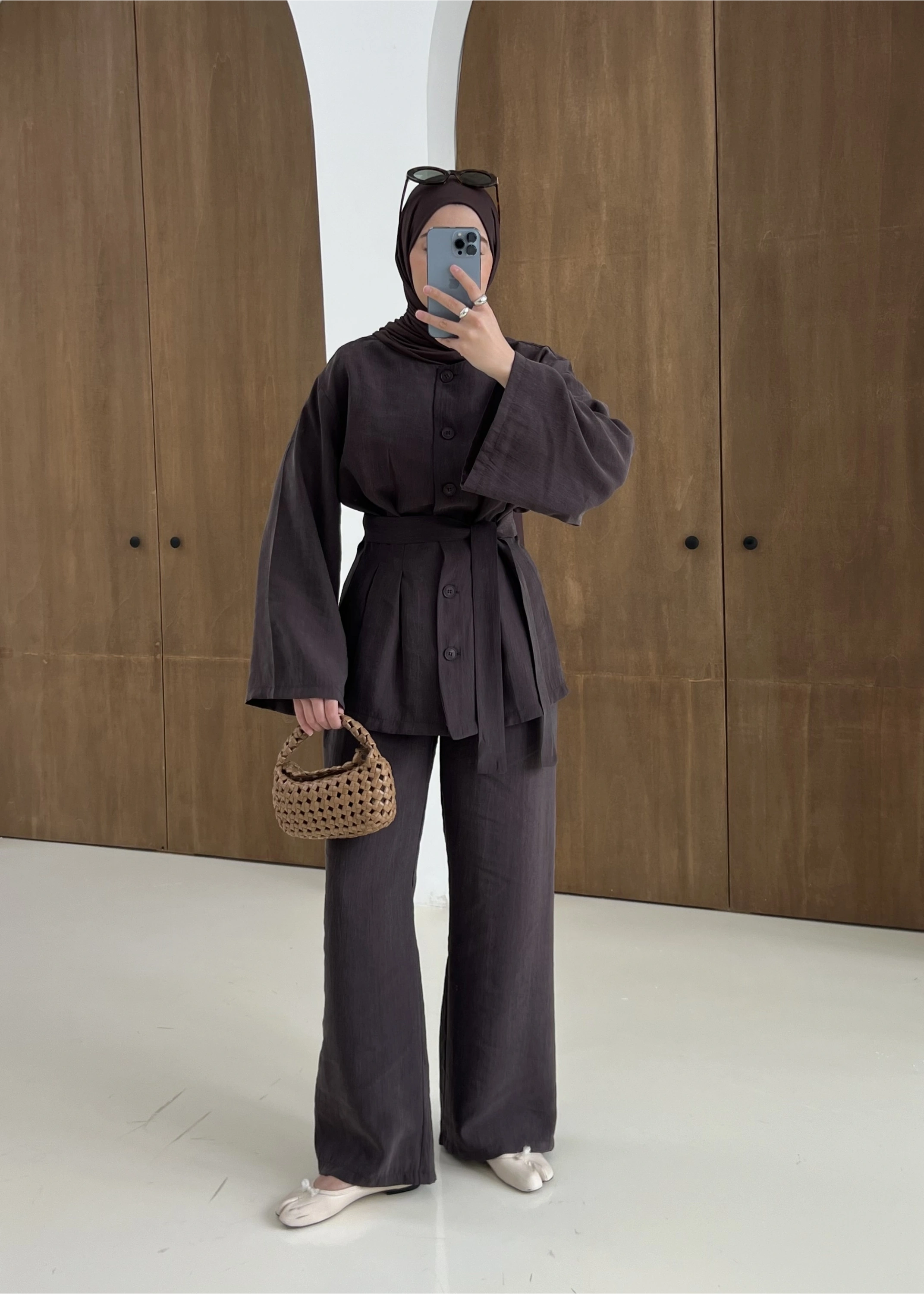 8926 PİLE DTY TAKIM kahve