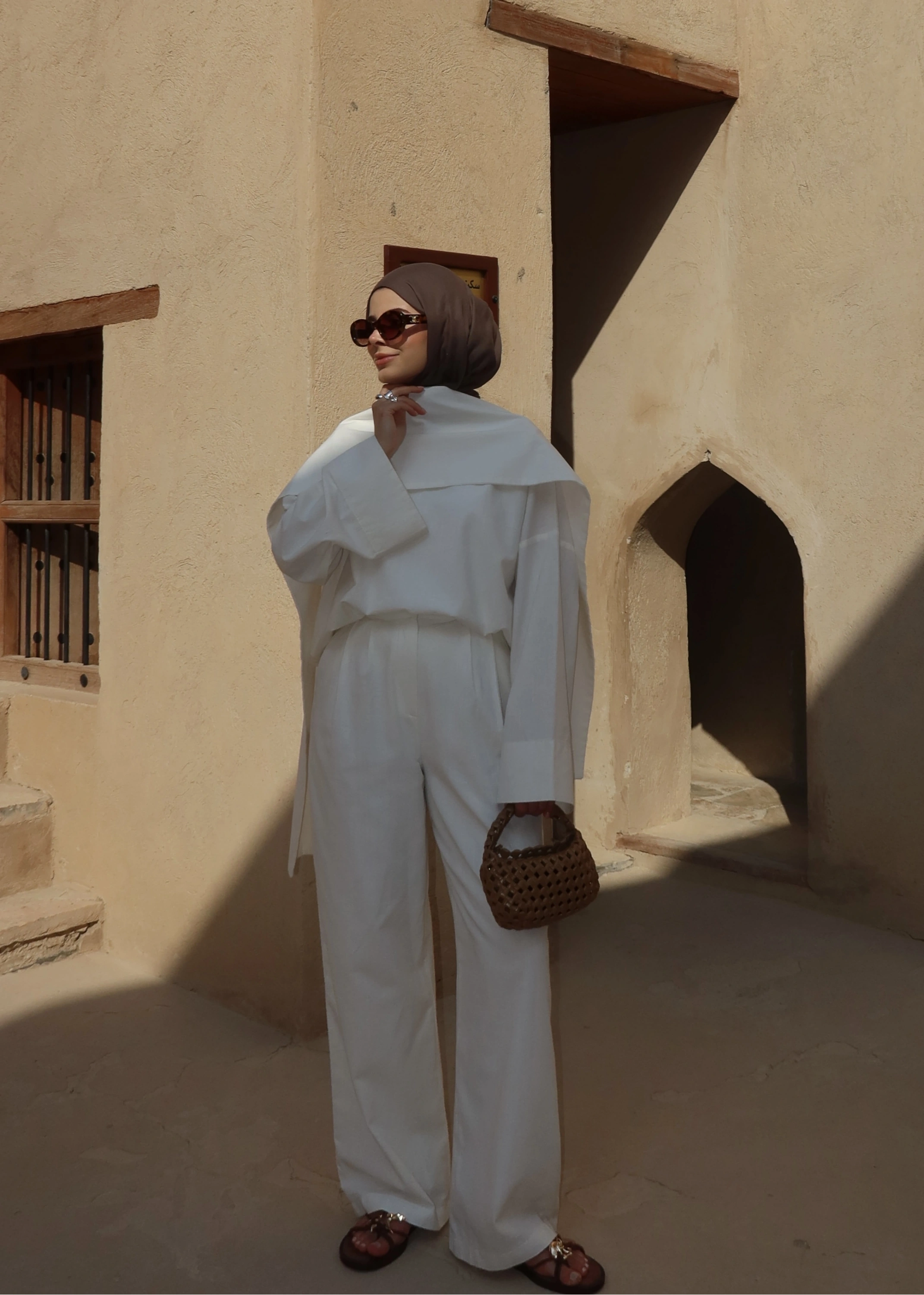 5471*TAKIM SEYYAR ŞALLI KETEN ( beyaz )