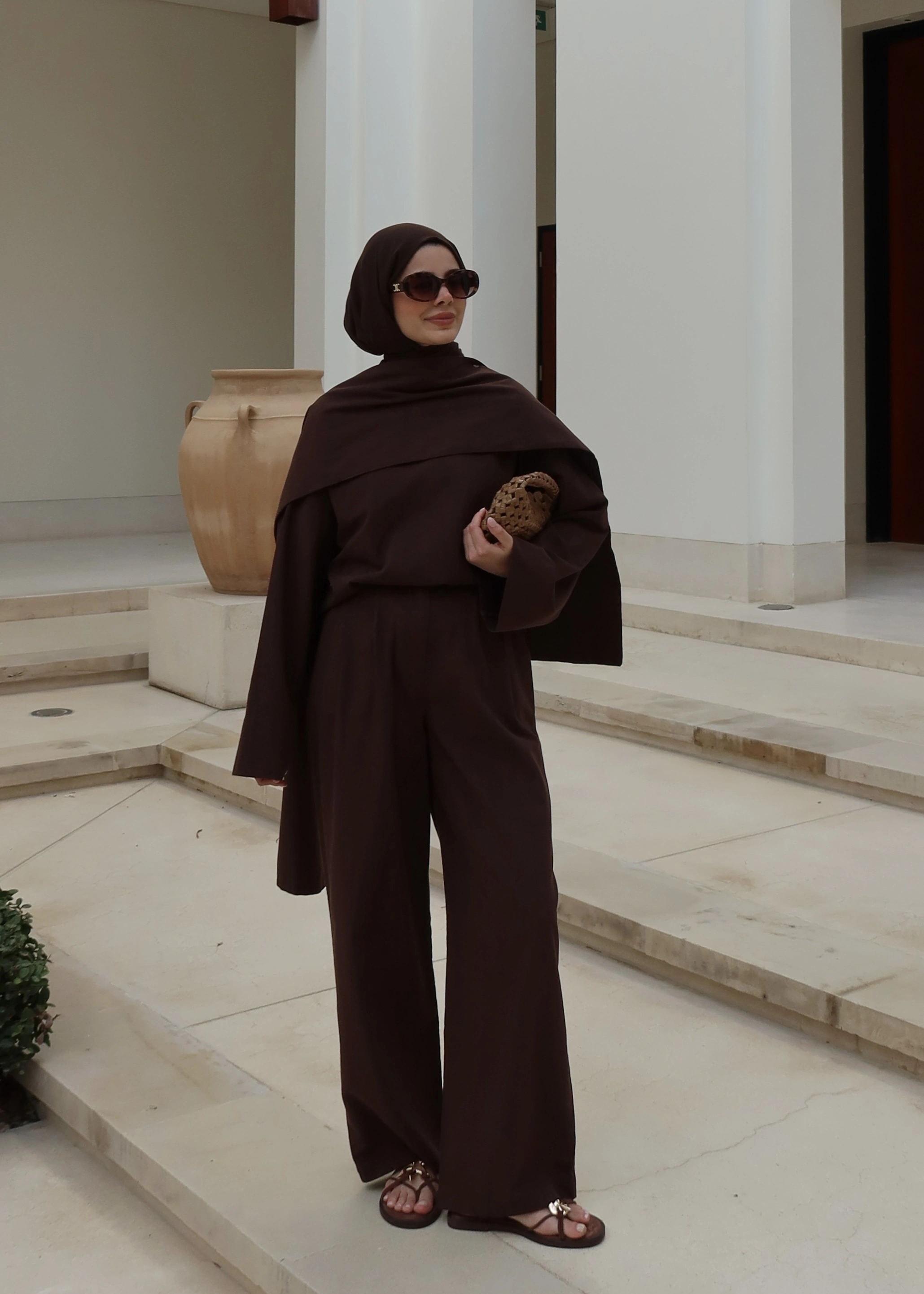 5471 *TAKIM SEYYAR ŞALLI KETEN ( ACIKAHVE)