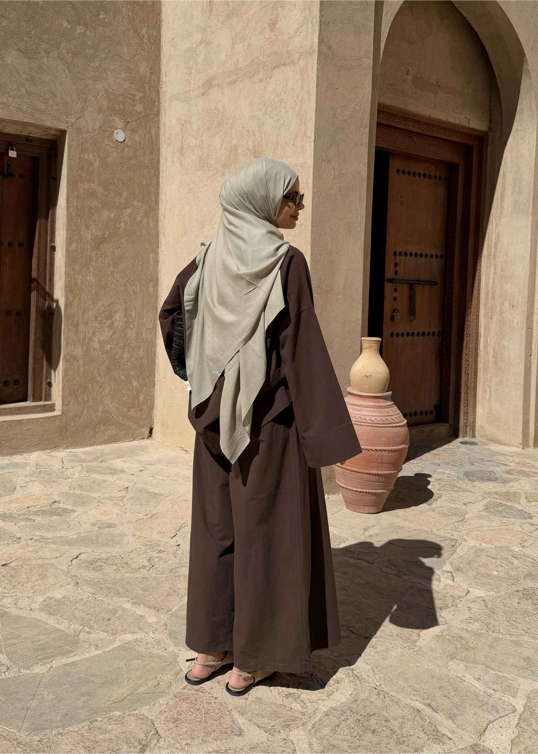 9009 KETEN CHİNO KALIP TAKIM acıkahve